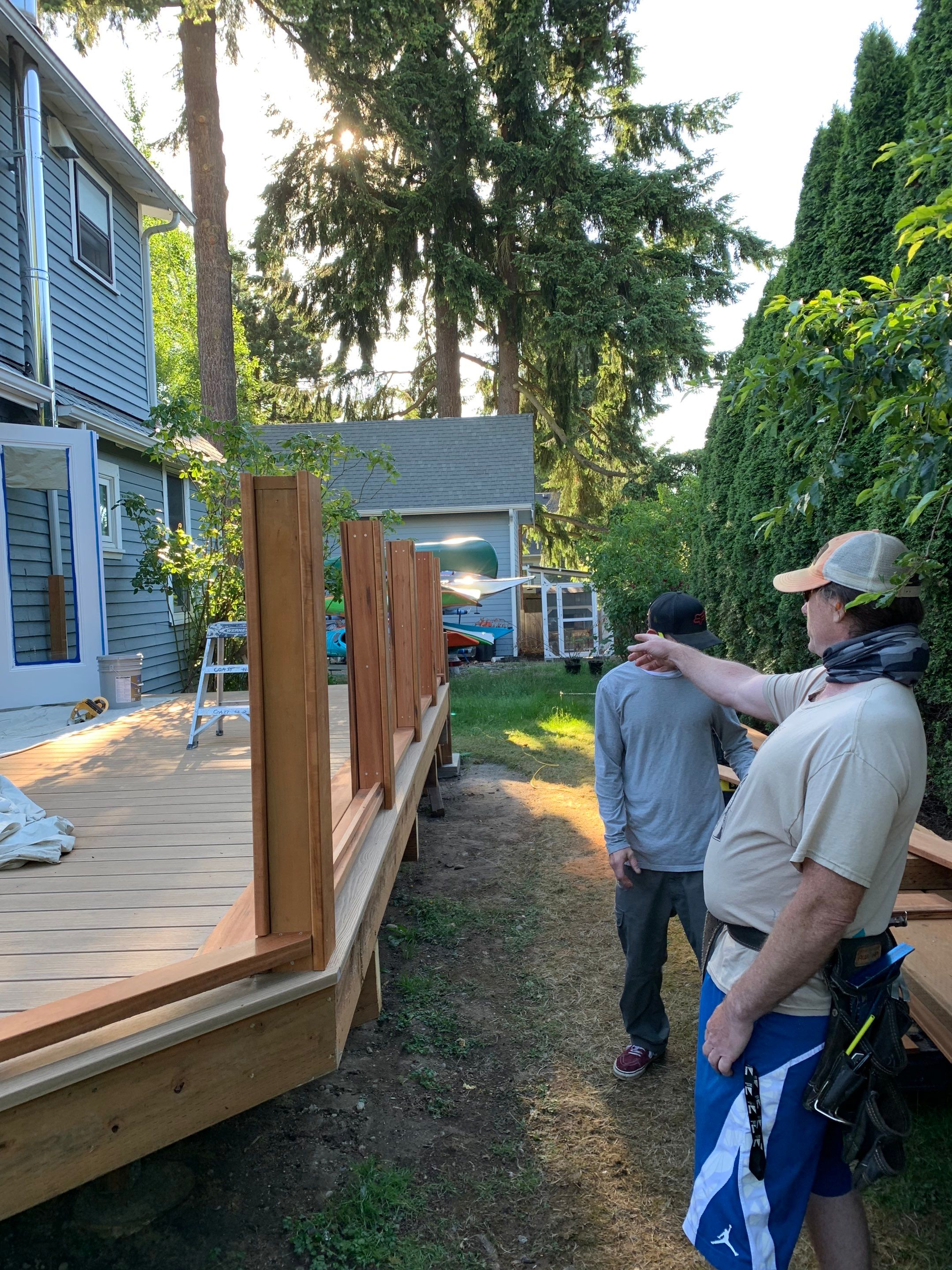 Northgate Wrap around by Alki deck builders 