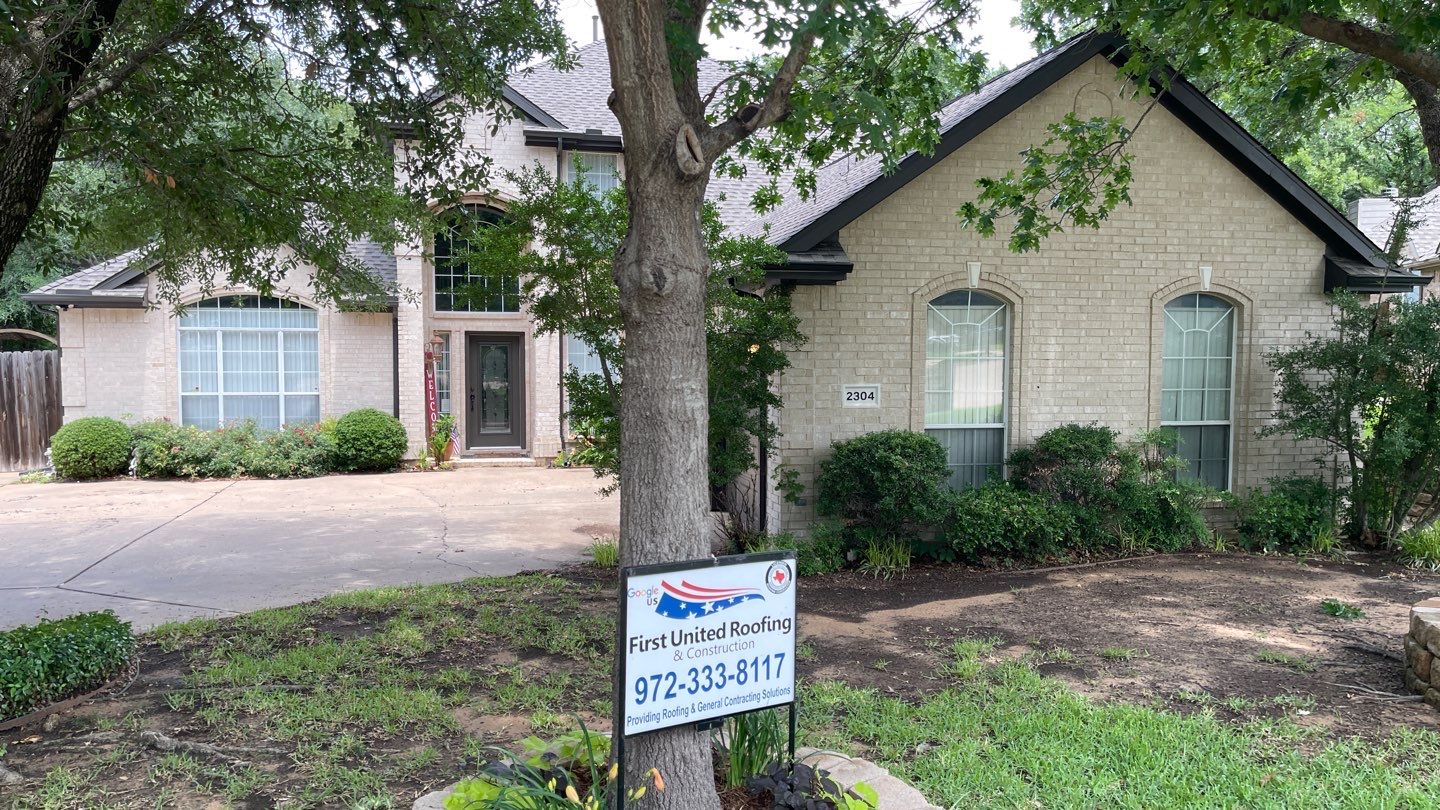 Full Exterior Remodel (Roofing, painting, Gutters) & Interior Damage Repair & Painting by First United Roofing & Construction