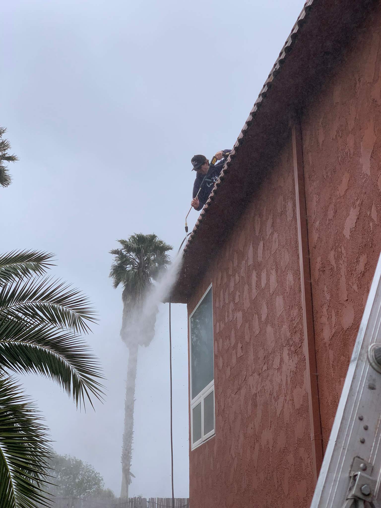 Roof washing in Southern California coastal cities by Property Cleaning Experts