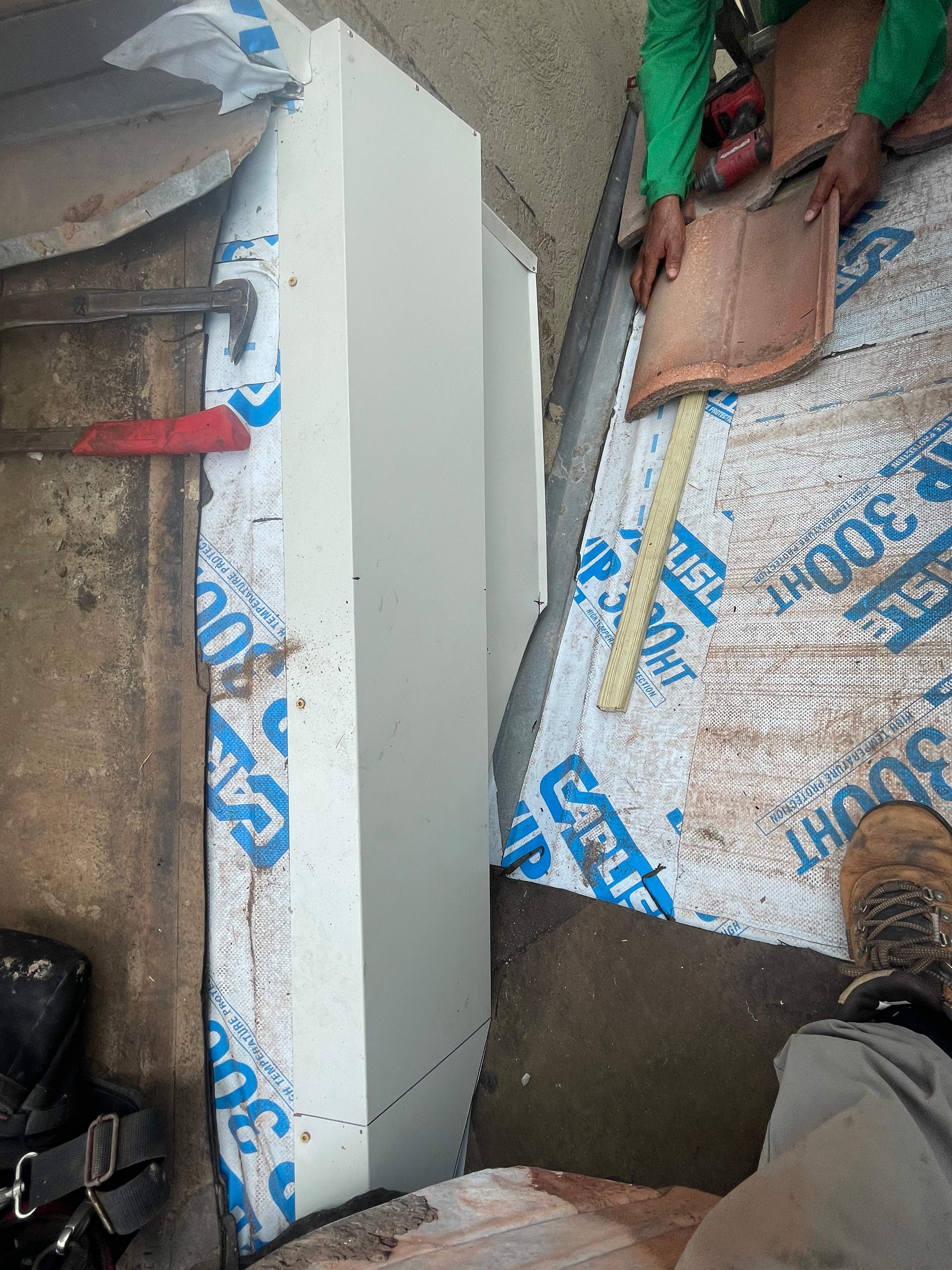 Dead Valley Repair on a Tile Roof by Associates Roofing Unlimited