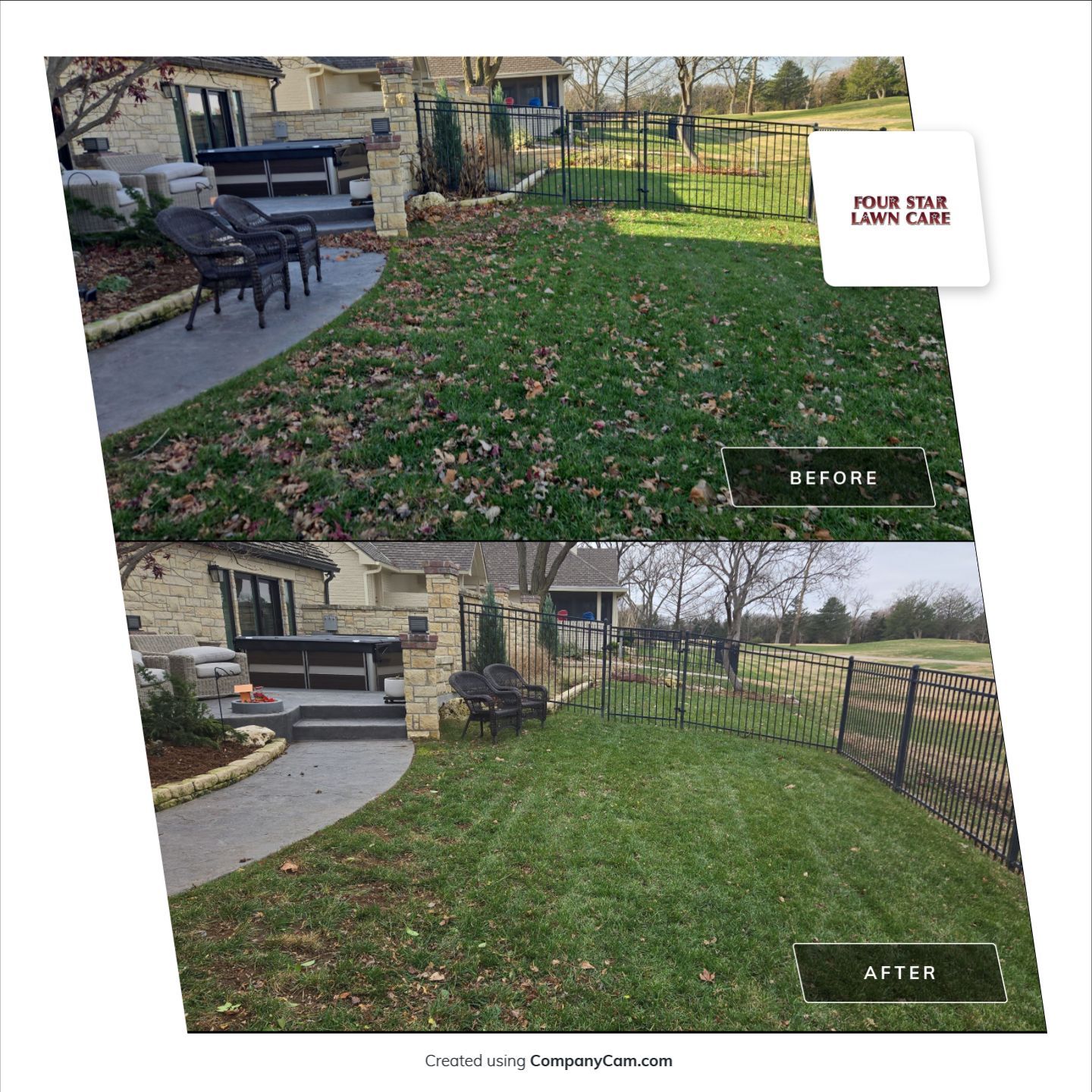 Project in Wichita by Four Star Lawn Care