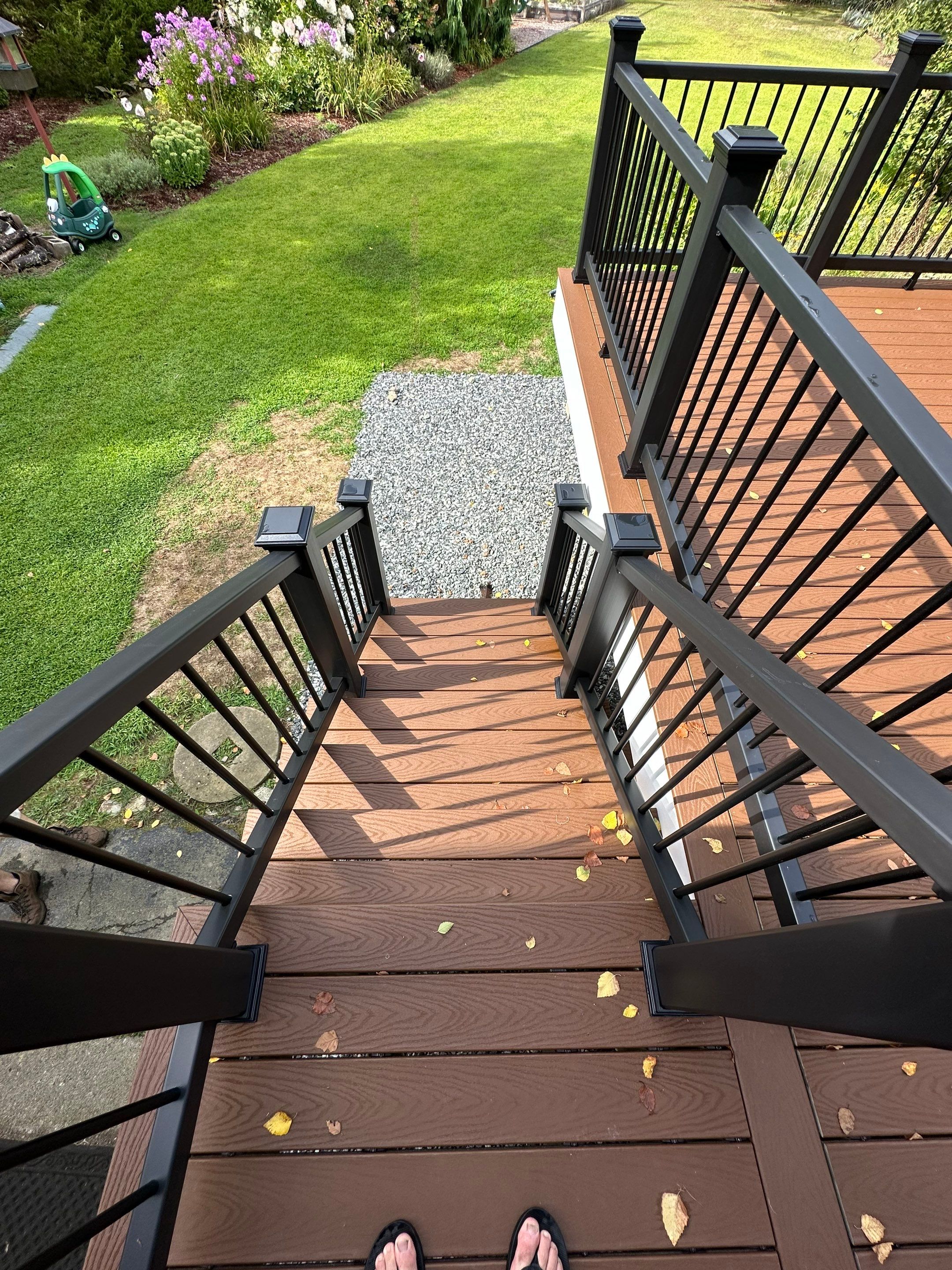 Deck built and Door with new opening in Framingham, MA by UBrothers Construction
