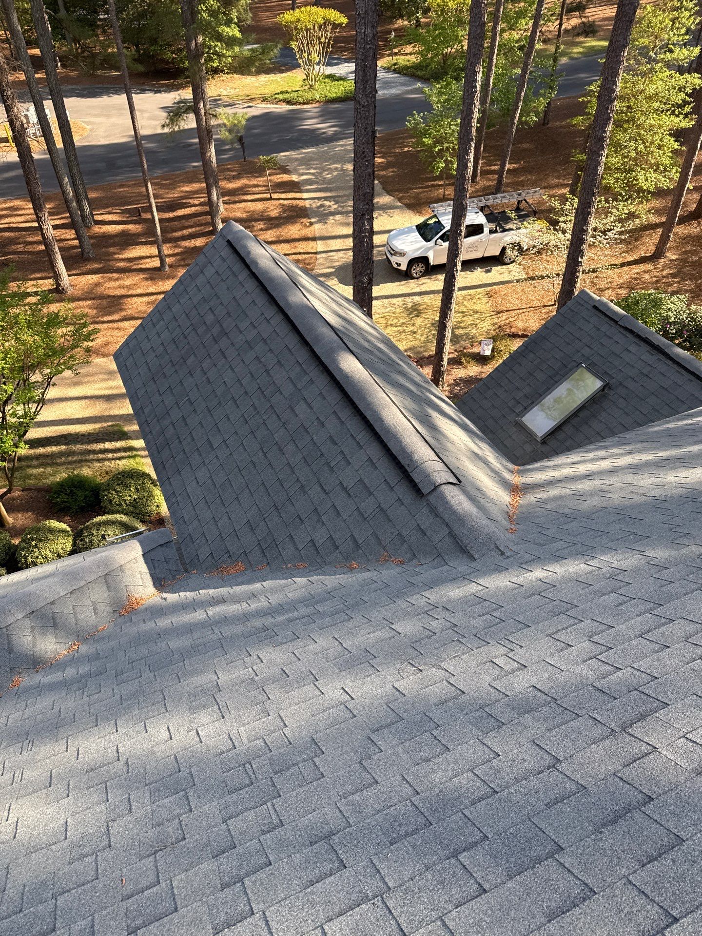 Architectural Shingle Roof Replacement and Skylight Upgrade in Pinehurst by Prepare The Way Roofing