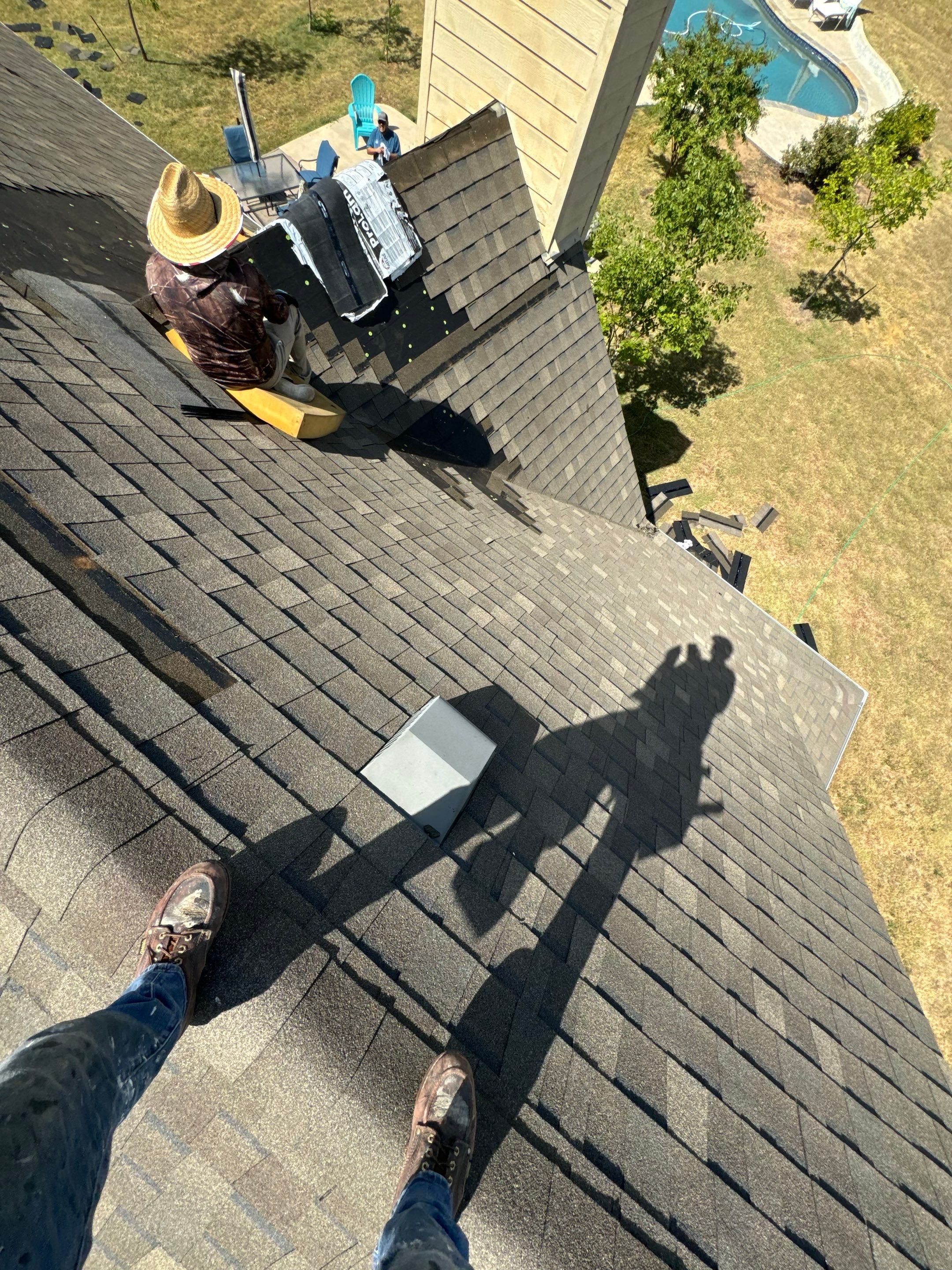 Residential Roofing Repair using Various Roof Repair Materials by Harvey Roofing & Construction