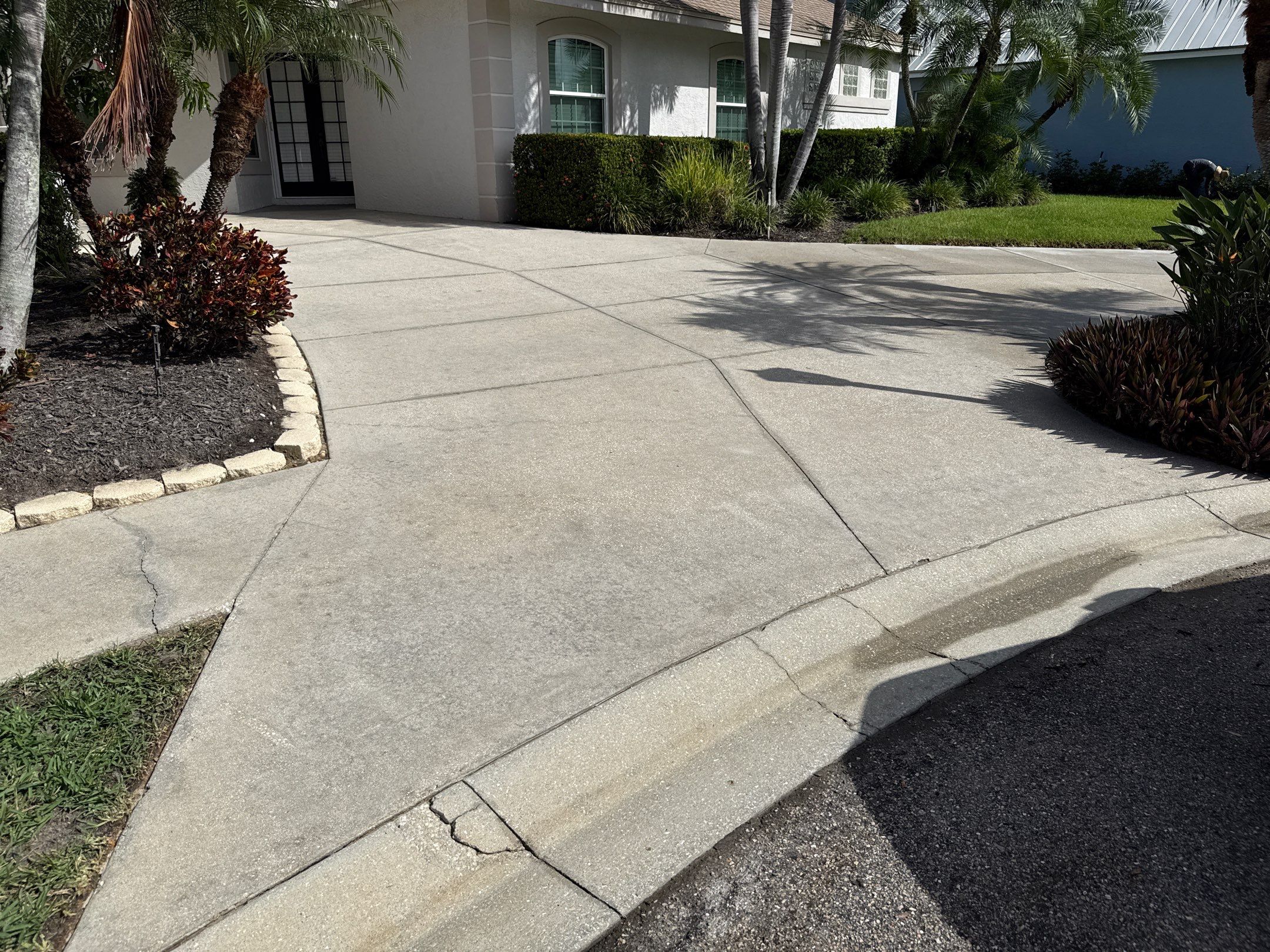 Driveway Cleaning at The Inlets Bradenton by Sunshine AquaWash