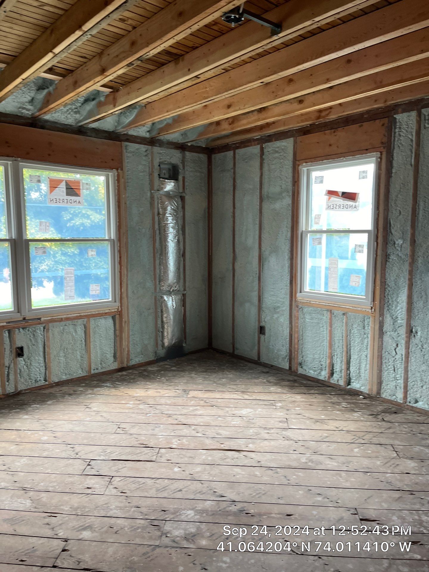 New Home Construction using Closed Cell Spray Foam by NYS Foam & Energy