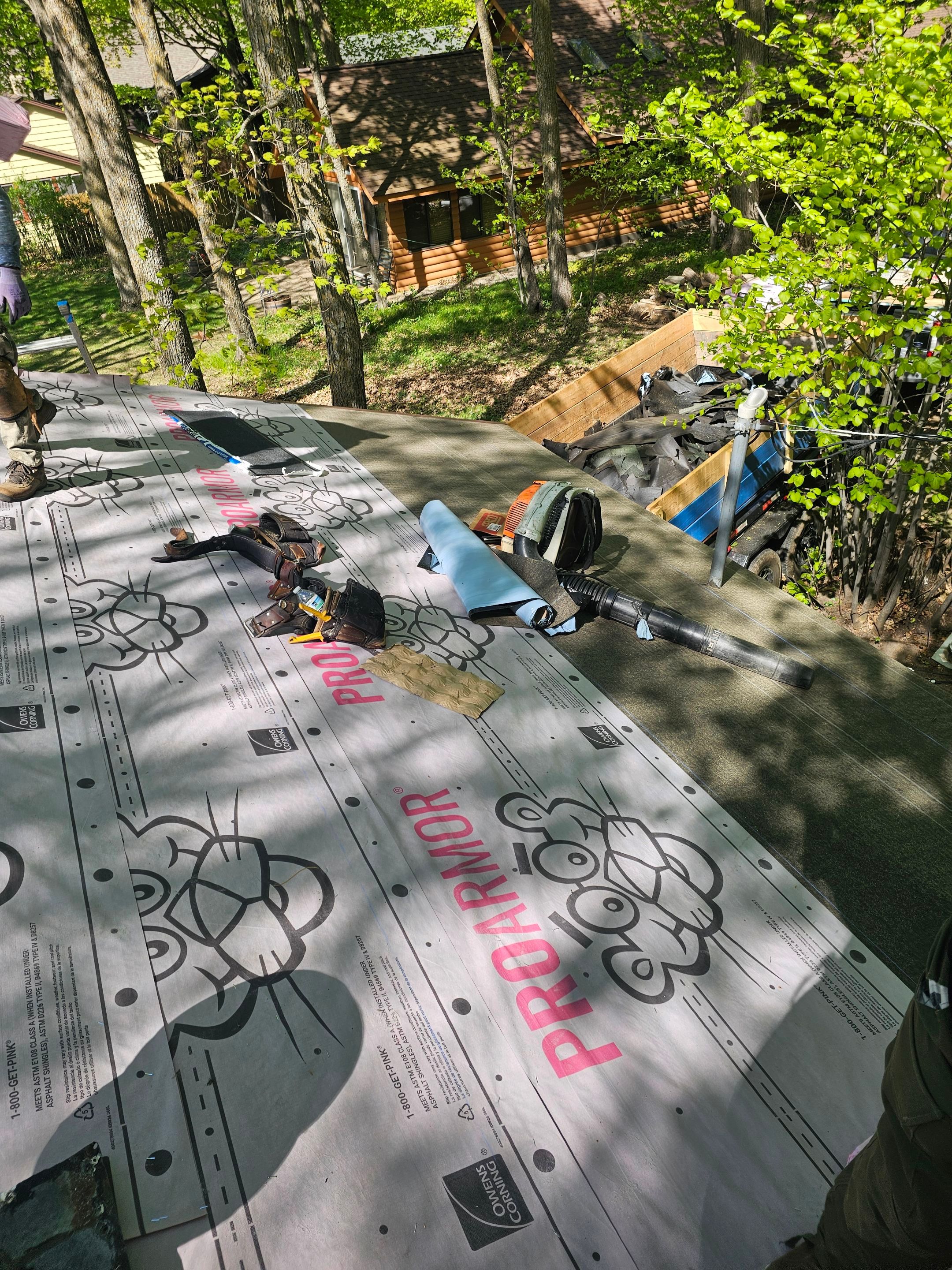 Project in Nisswa by CoMitted 365 Roofing & Exteriors 