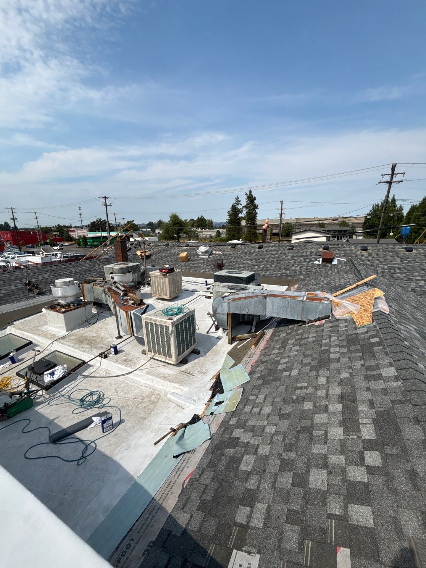 Lum Yun Salem Oregon Commercial Roof Replacement  by Orezona Building & Roofing Company, Inc.