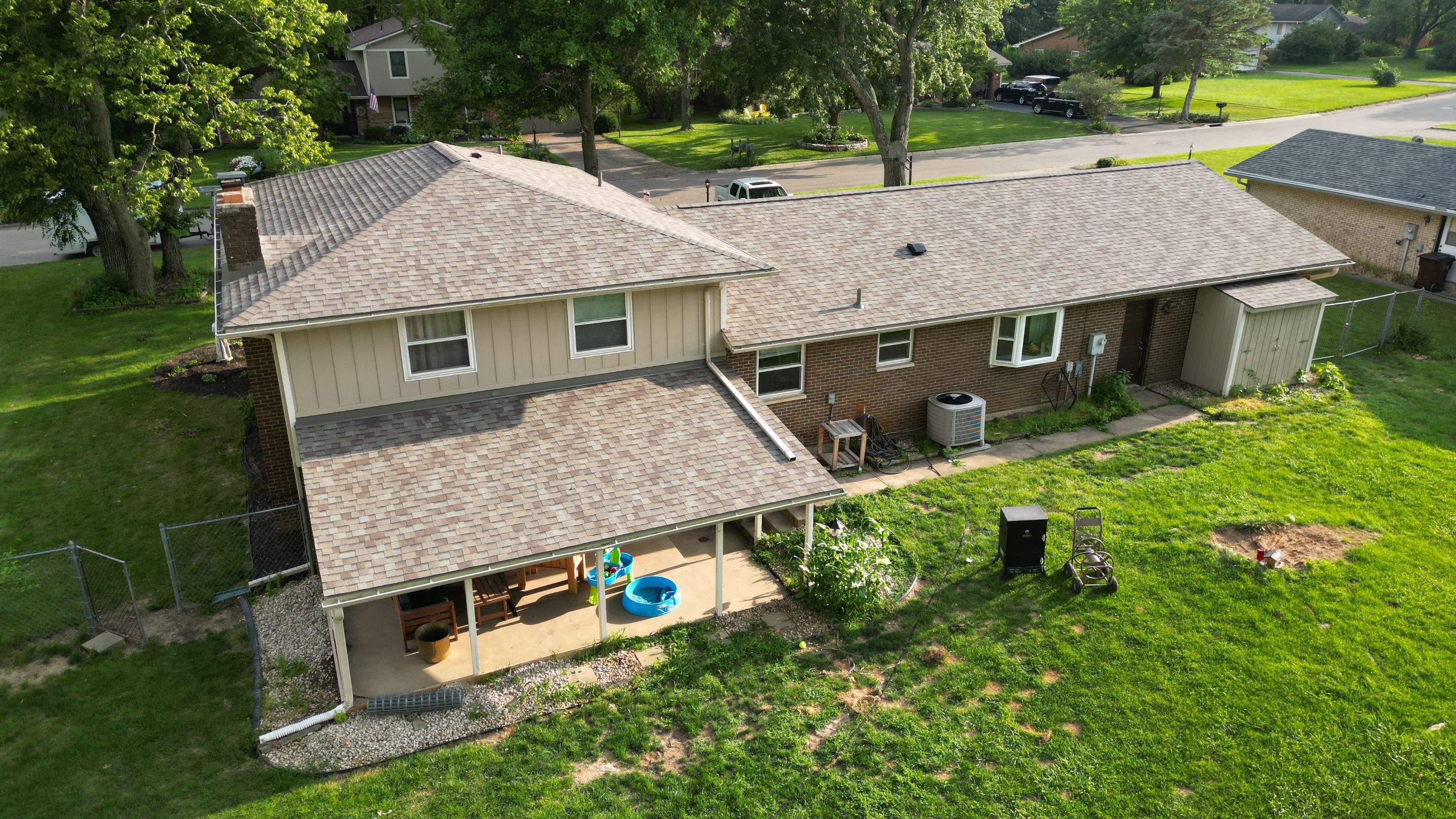 Residential Roof Install with Driftwood Shingles by WIW Enterprises Inc