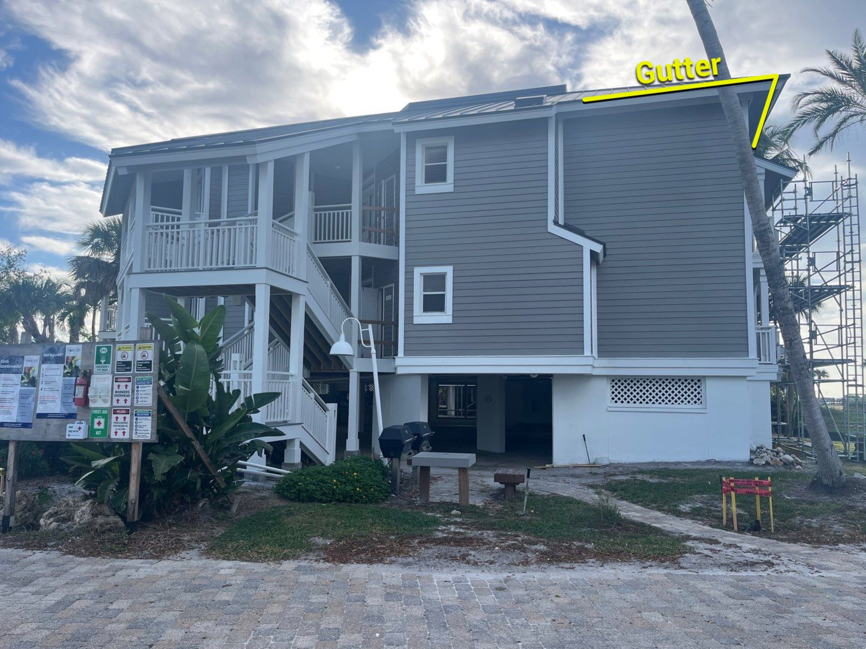 Sanibel FL Project Gutter Installation by Gutter Professors