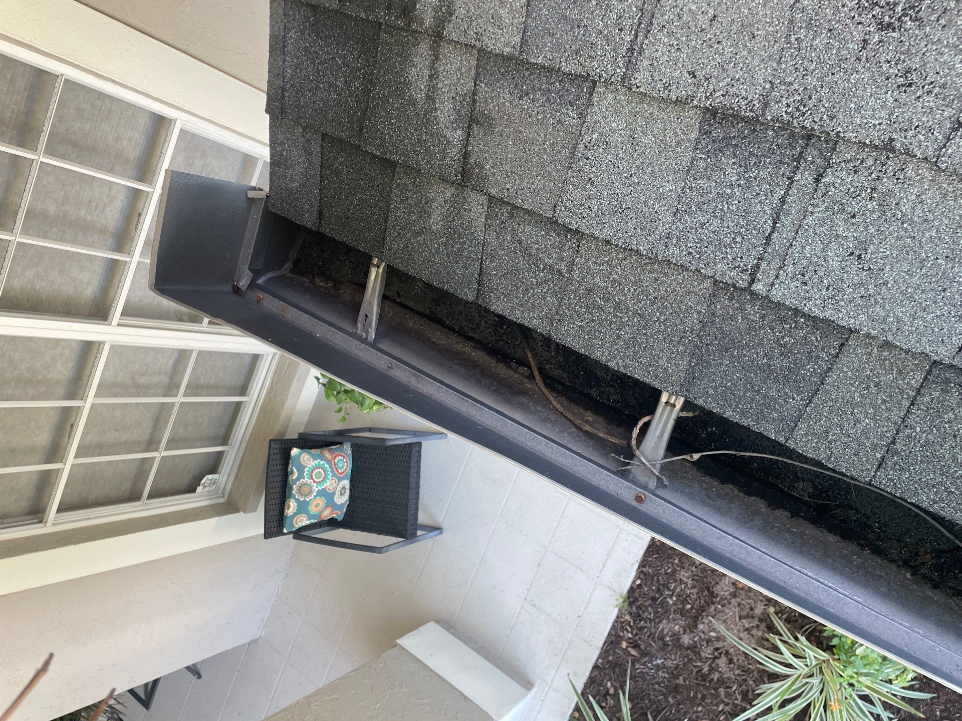 White 6-inch K-Style Gutters in Sarasota FL by Gutter Professor by Gutter Professors