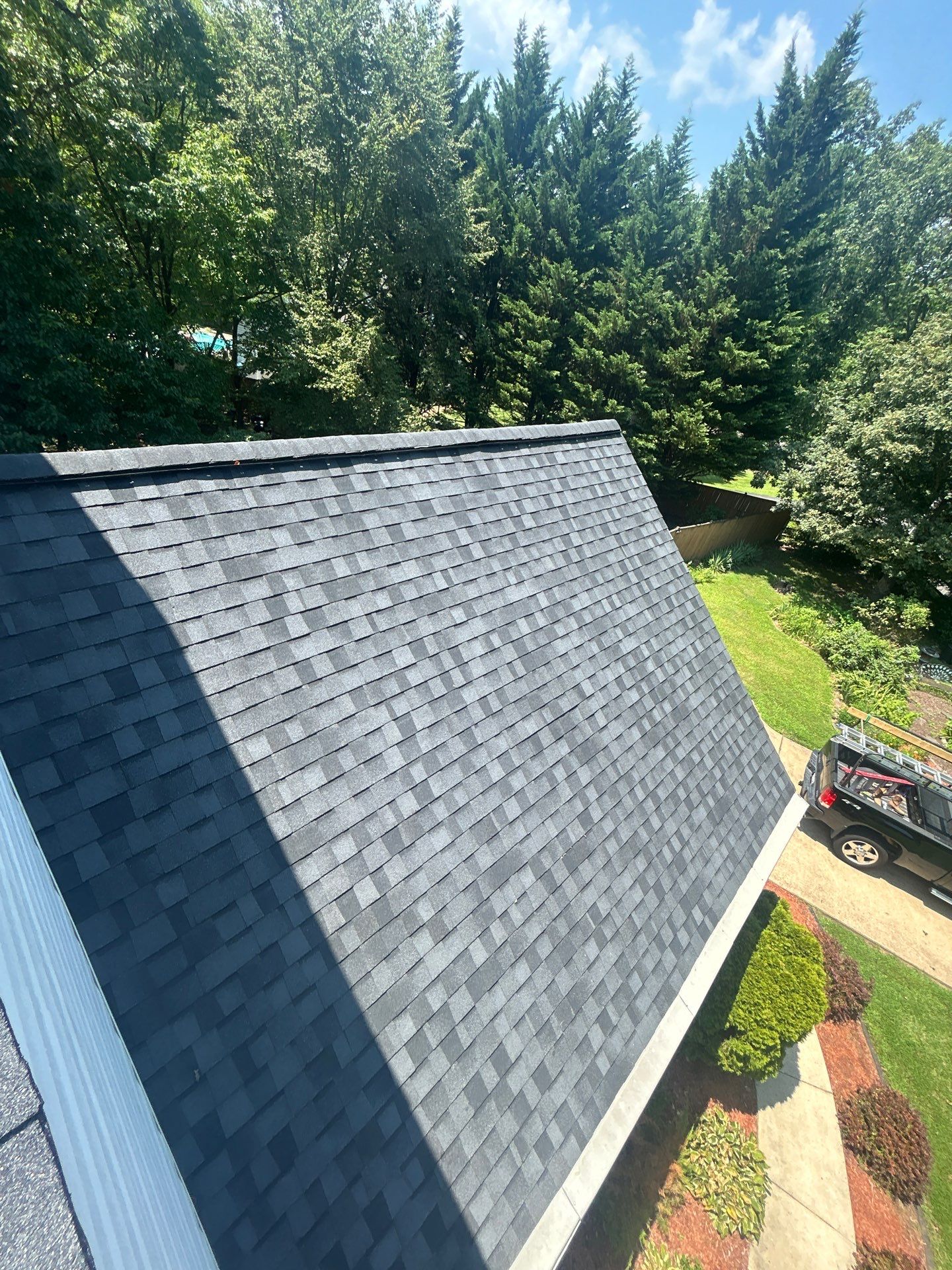 Lorton: Residential Roof with CertainTeed Landmark Pro in Max Def Moire Black by RM Banning, Inc.