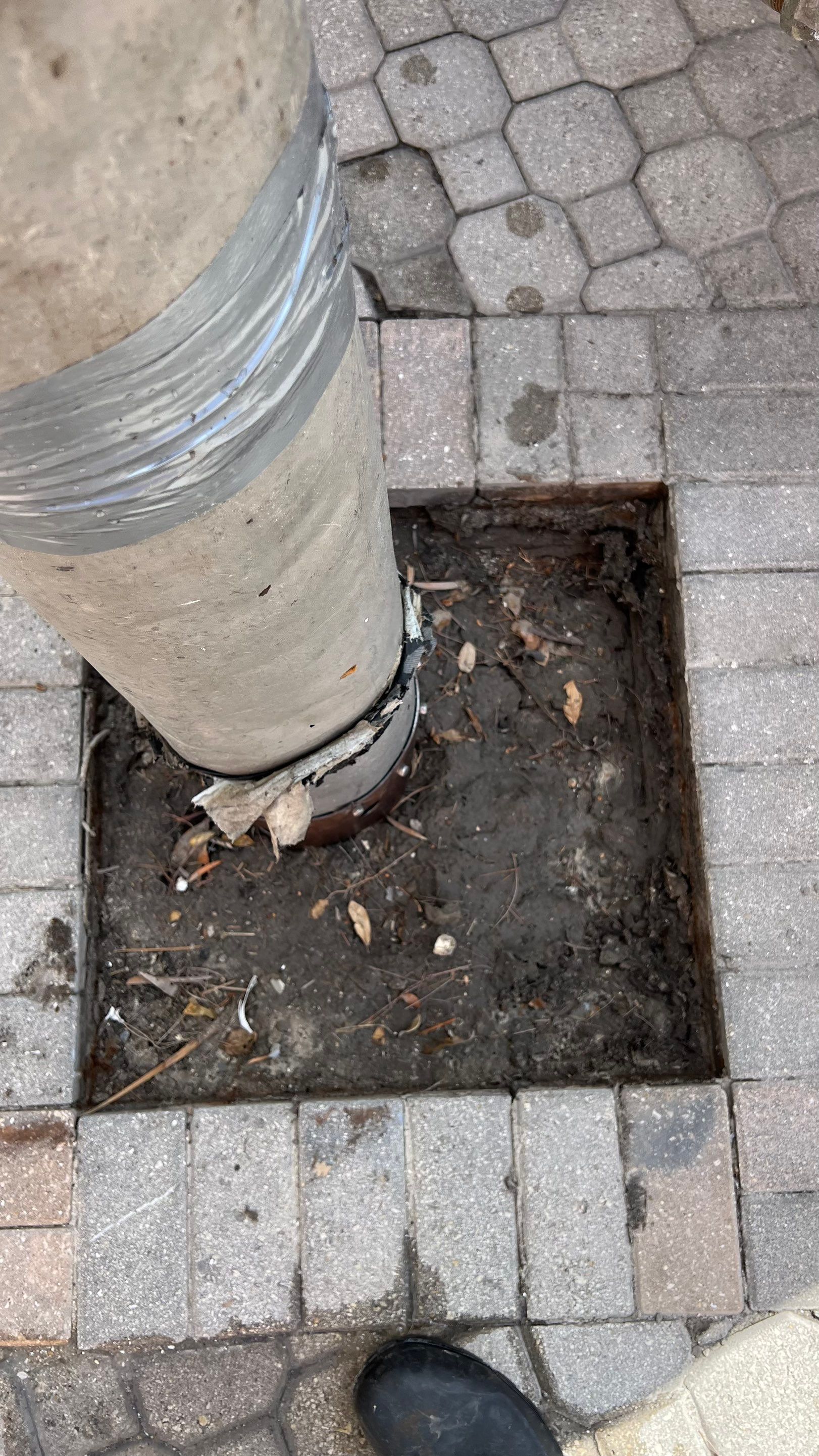 Catch Basin Cleaning After Hurricane Milton Naples Condo by APS Power & Water