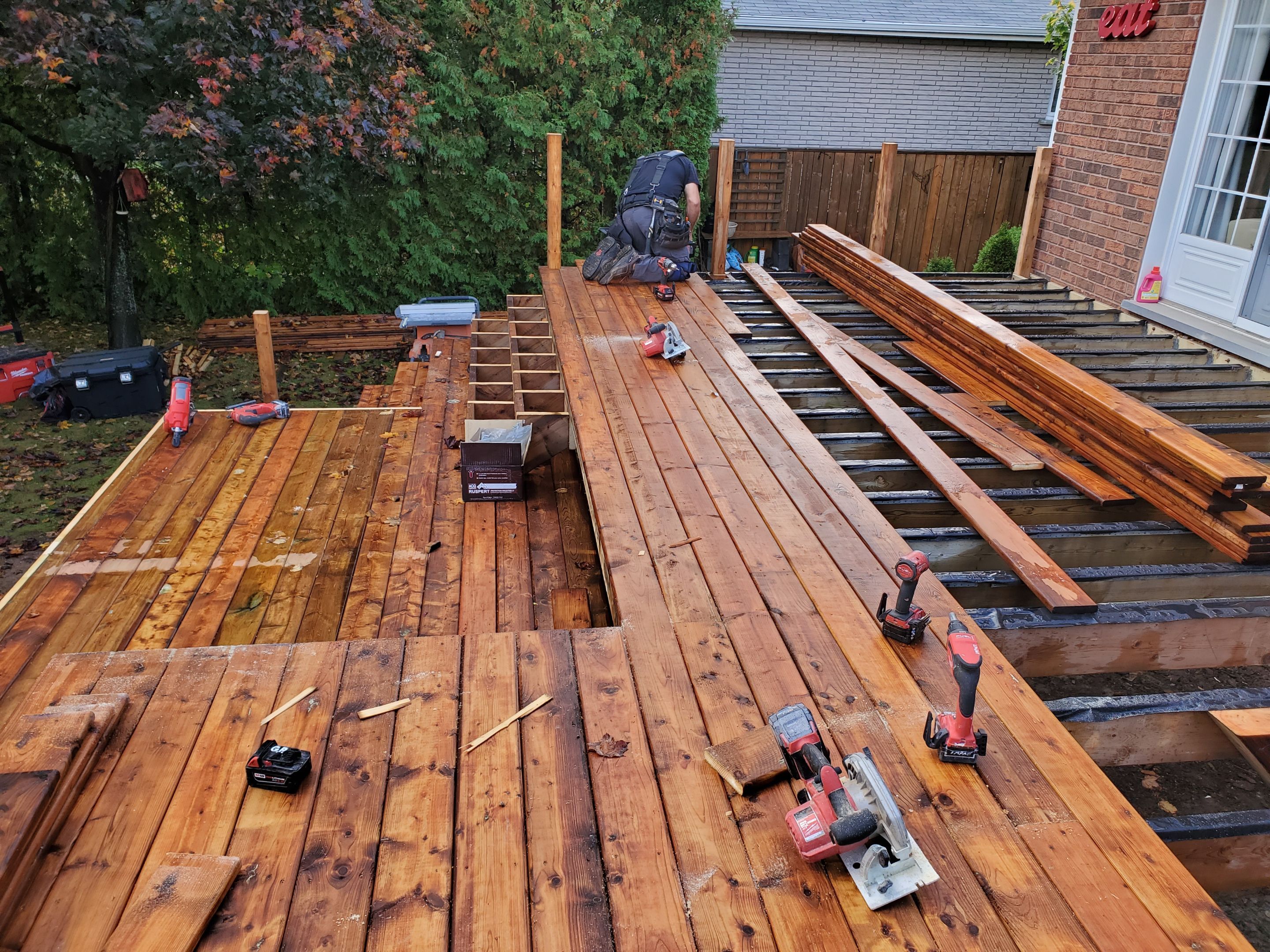 Deck Construction by Impact Construction Sudbury