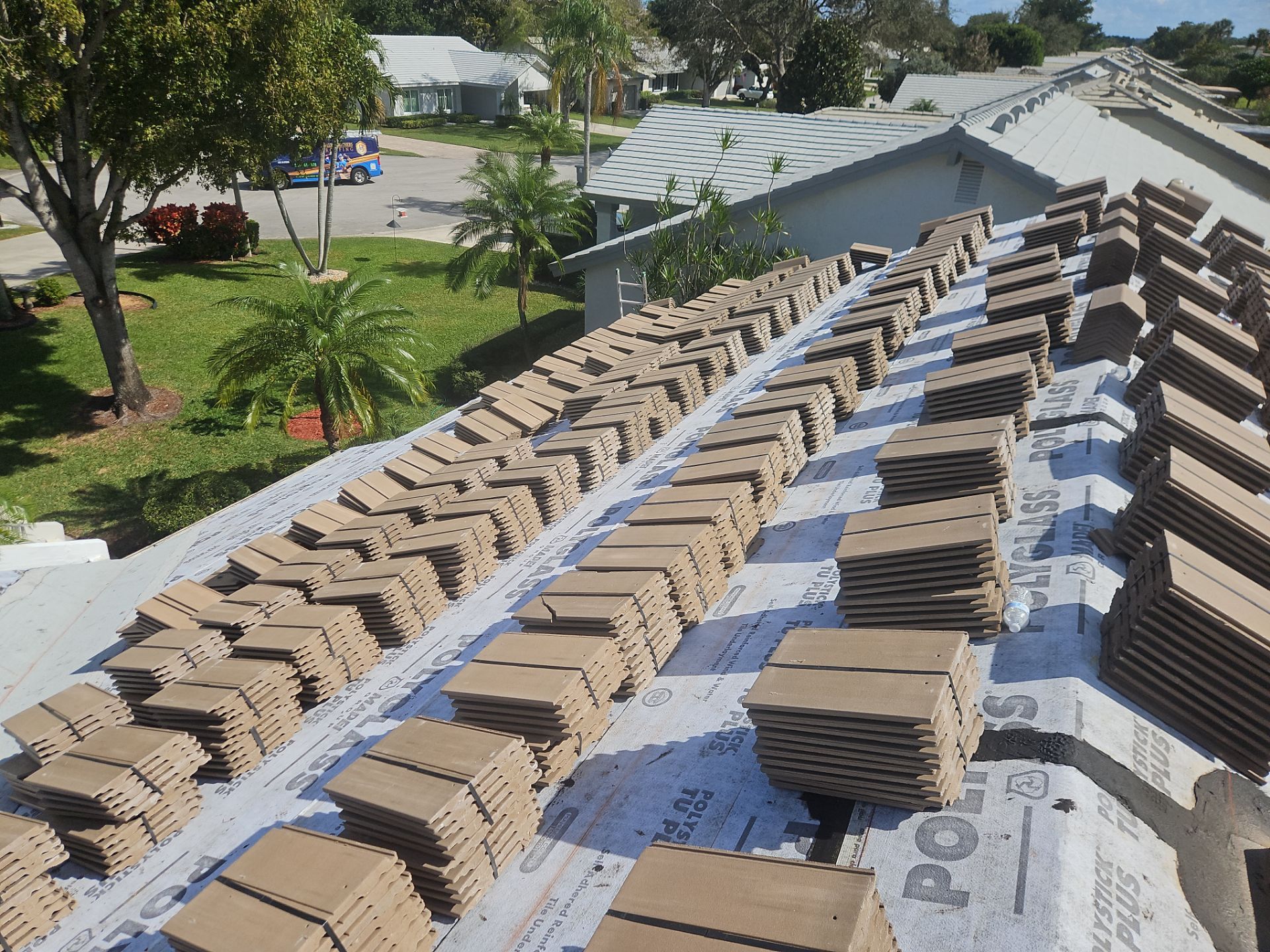 Residential Roofing Installation using WestLake Roofing Tile by BLUES BROTHERS ROOFING