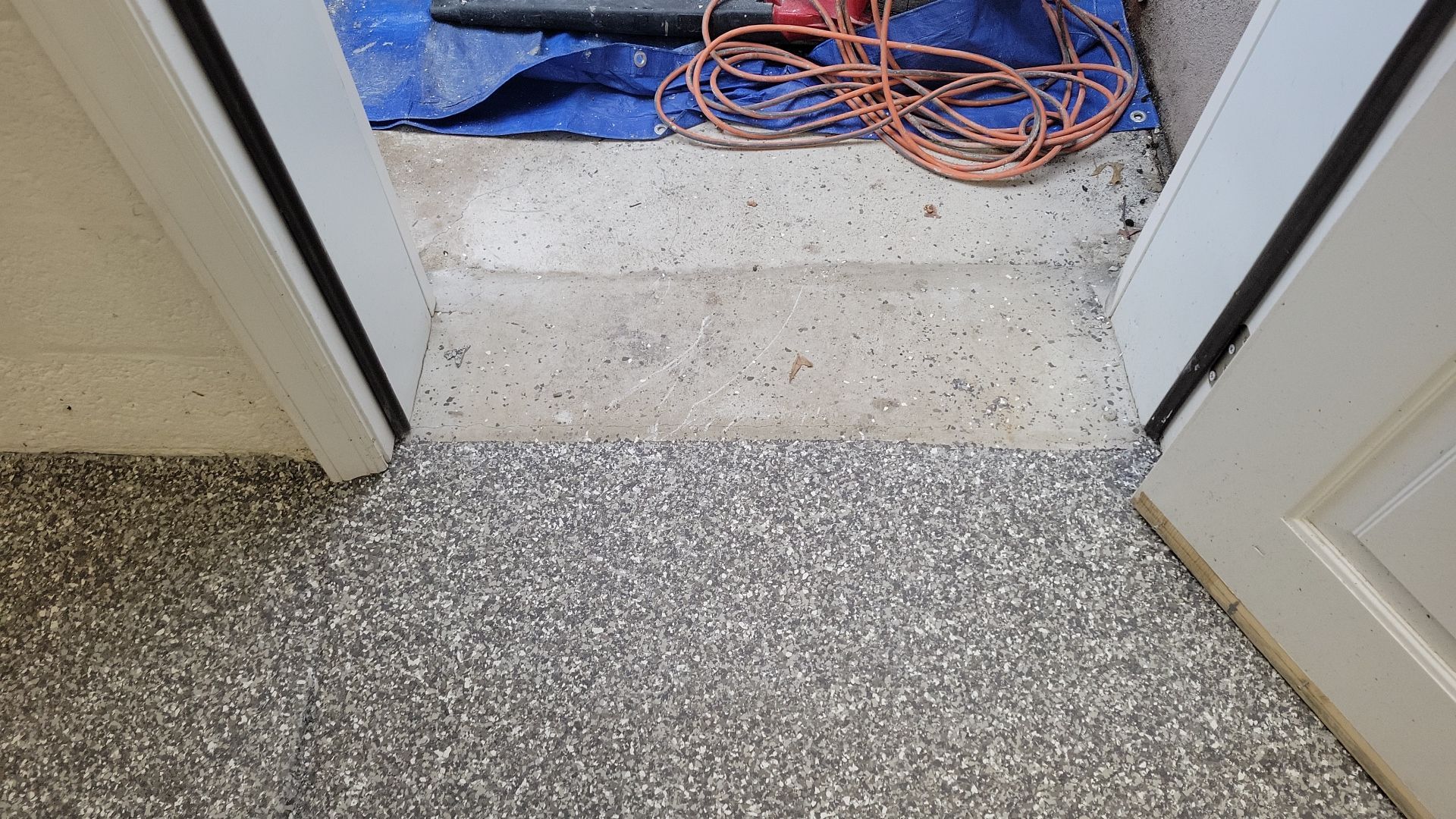 Laundry Room Floor Coating using Penntek- Silver Creek by Spectrum Painting, LLC