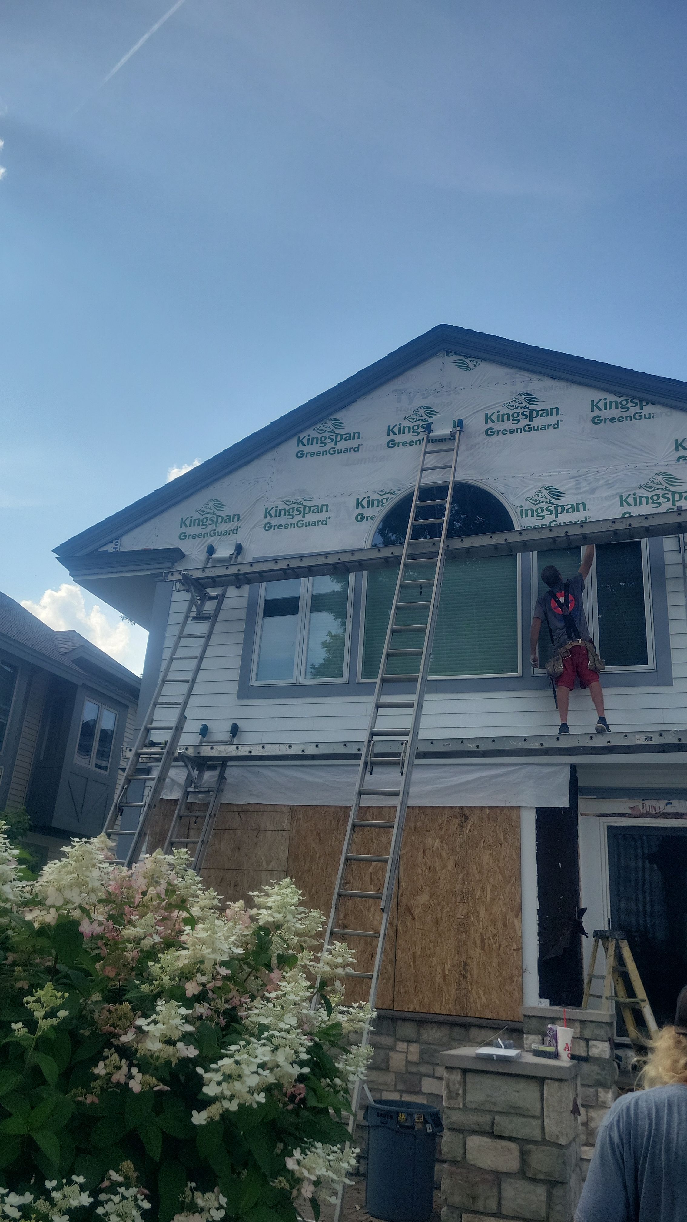 Siding Replacement using James Hardie Siding by 180 Contractors