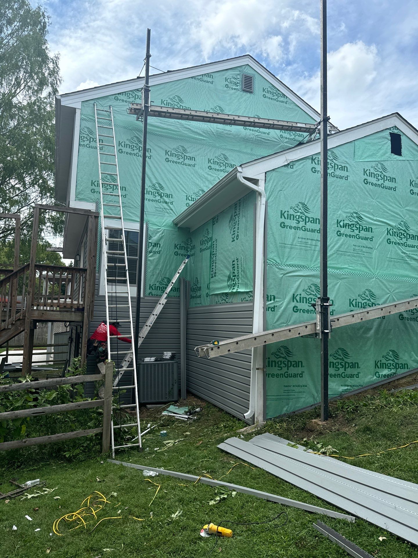 New Prodigy siding with One-piece insulated siding system & Exterior painting   by Alpha Design Services