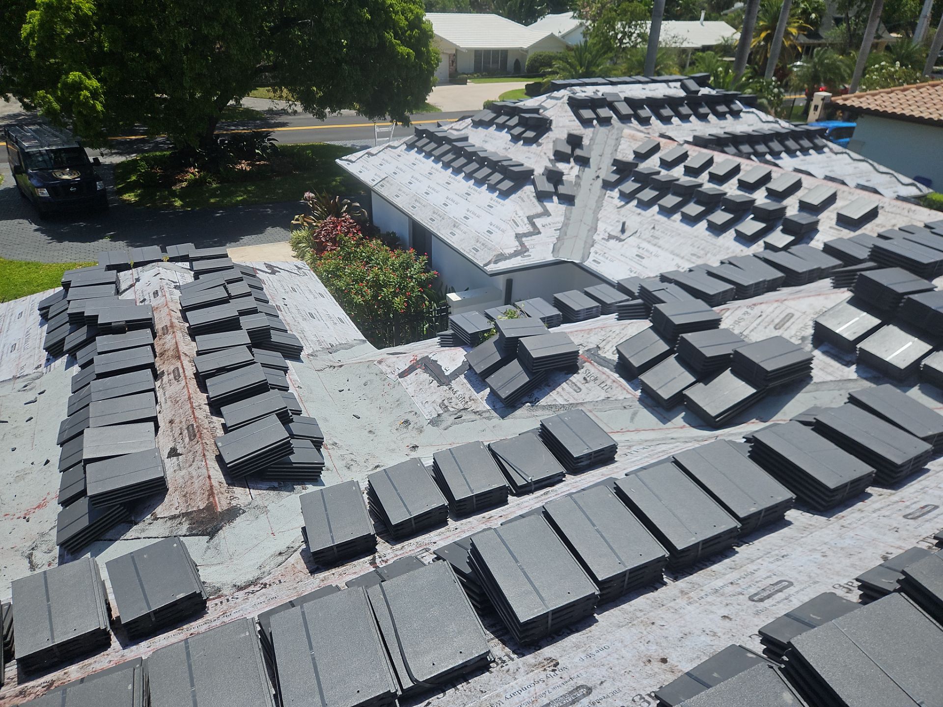 Residential Roofing Installation using WestLake Roofing Tile by BLUES BROTHERS ROOFING