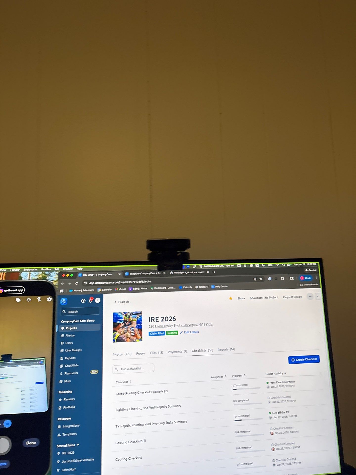 Tesla Roof by CompanyCam Sales Demo