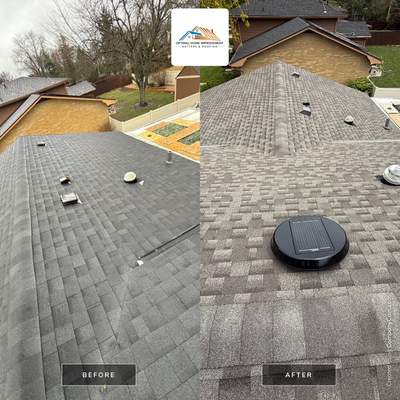 Roof, gutters, windows & siding replacement