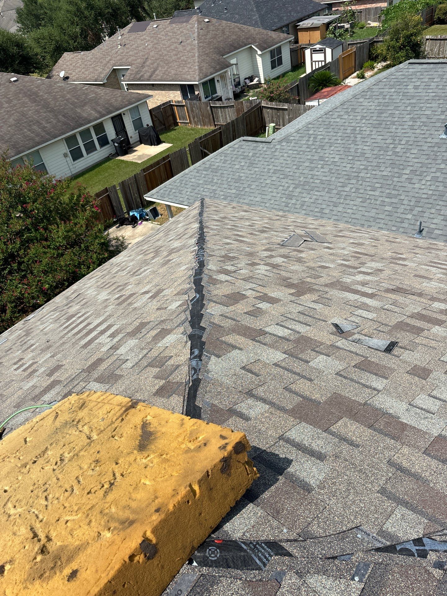 Residential Roofing Installation using Owen's Corning Duration (Lifetime) Shingles by Roof Repair Company
