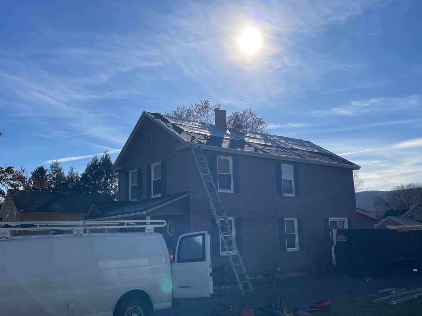 Residential Roofing Installation using GAF Timberline HDZ by Sensible Home Solutions