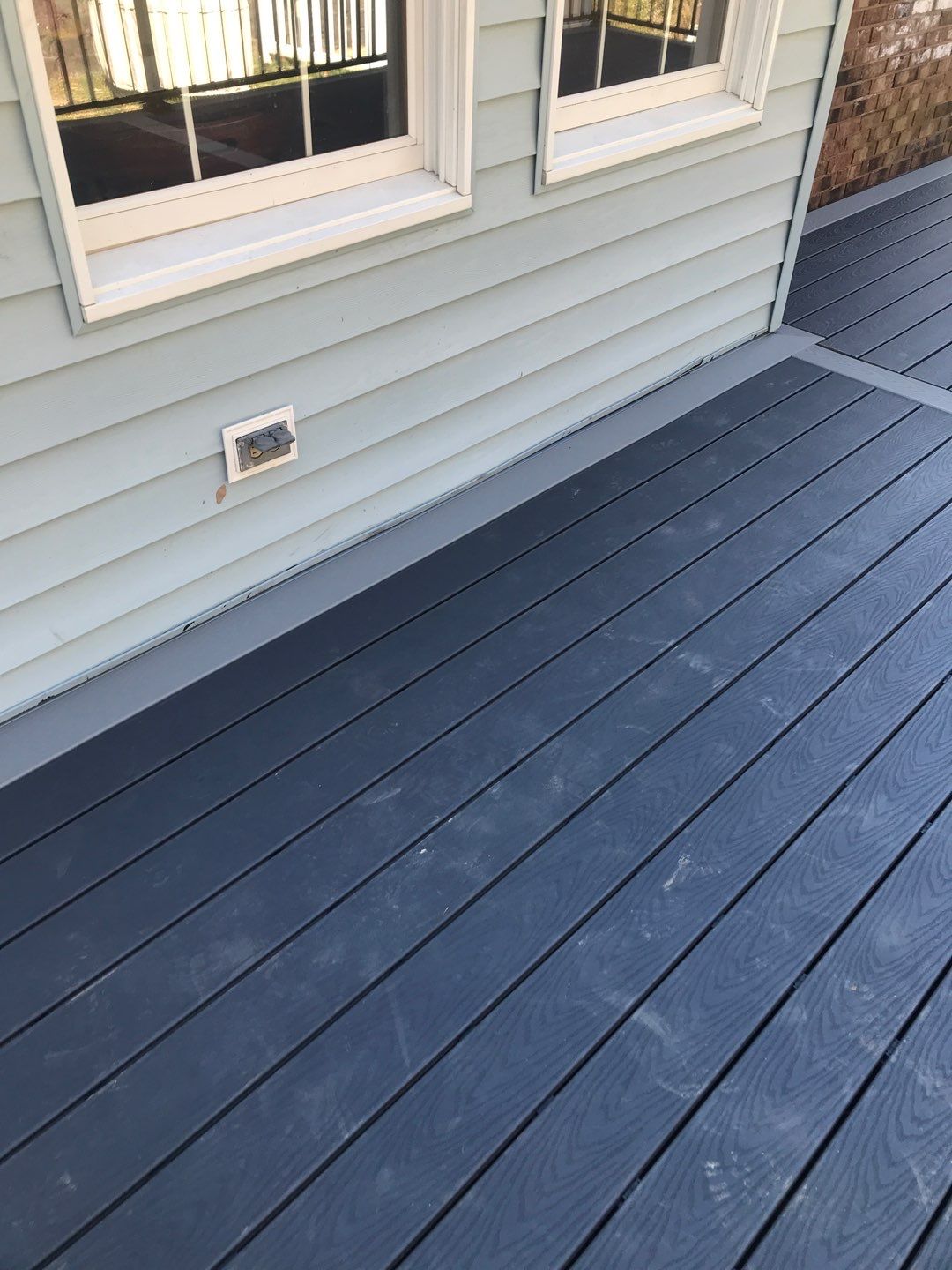 Deck Installation using Trex Decking and Railing  by Secure Construction Company Inc