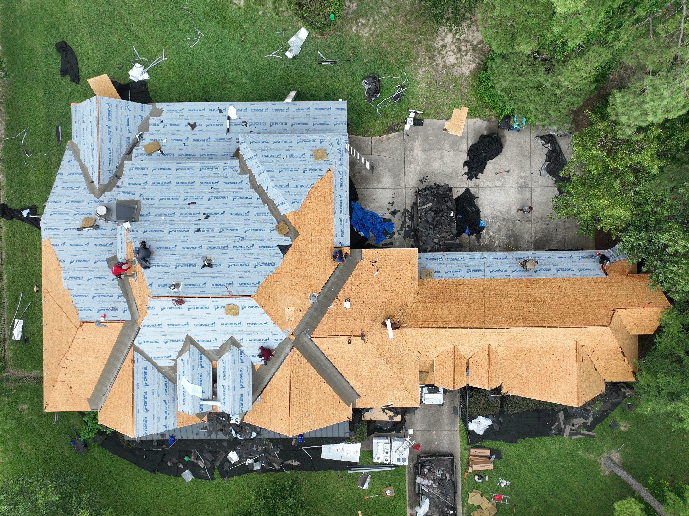 Roof Replacement - The Woodlands Texas by Roof Concepts Construction