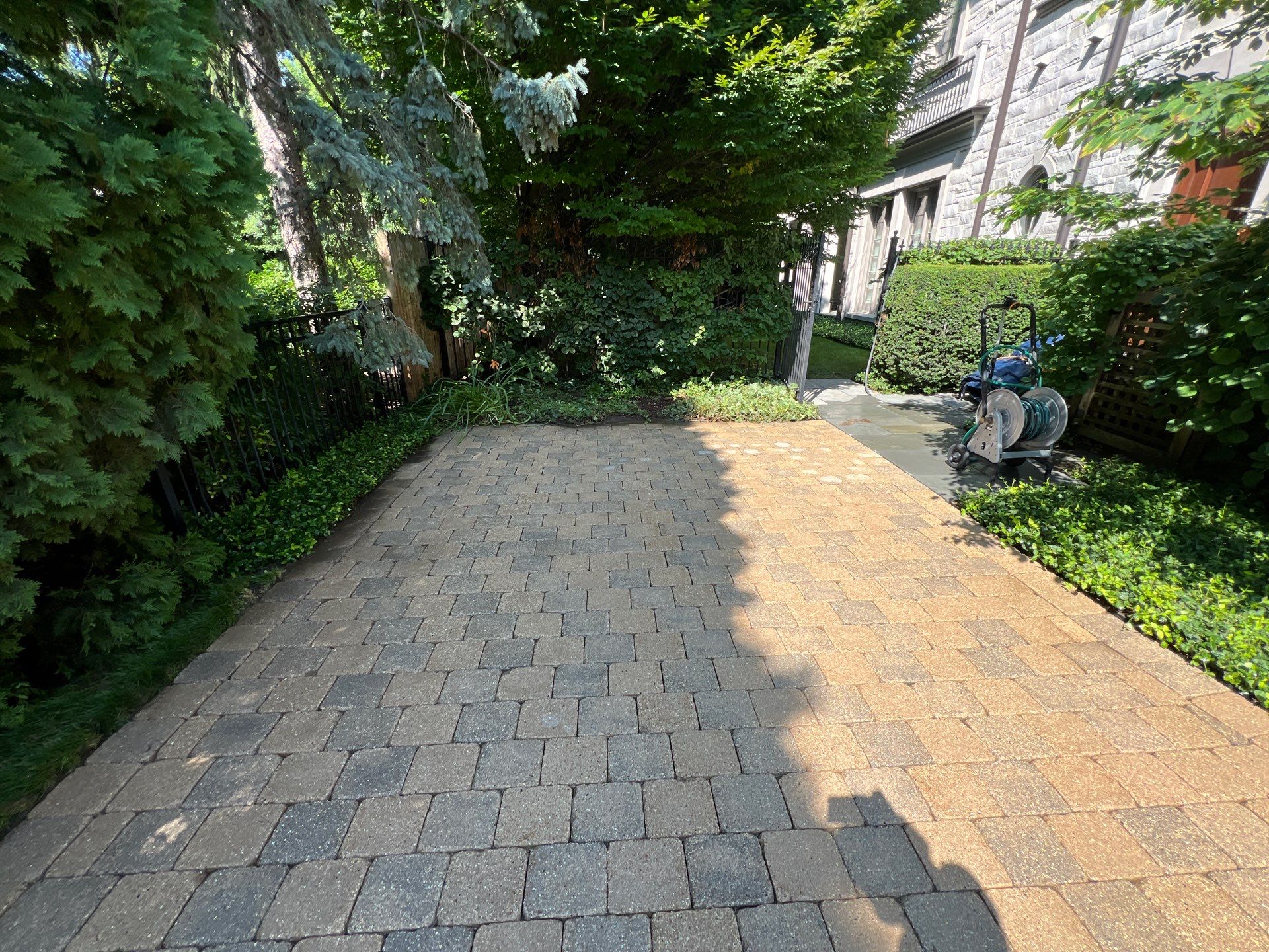 Brick paver clean, sand and seal.  using Surebond SB-1300 by Northern Power Washing LLC.