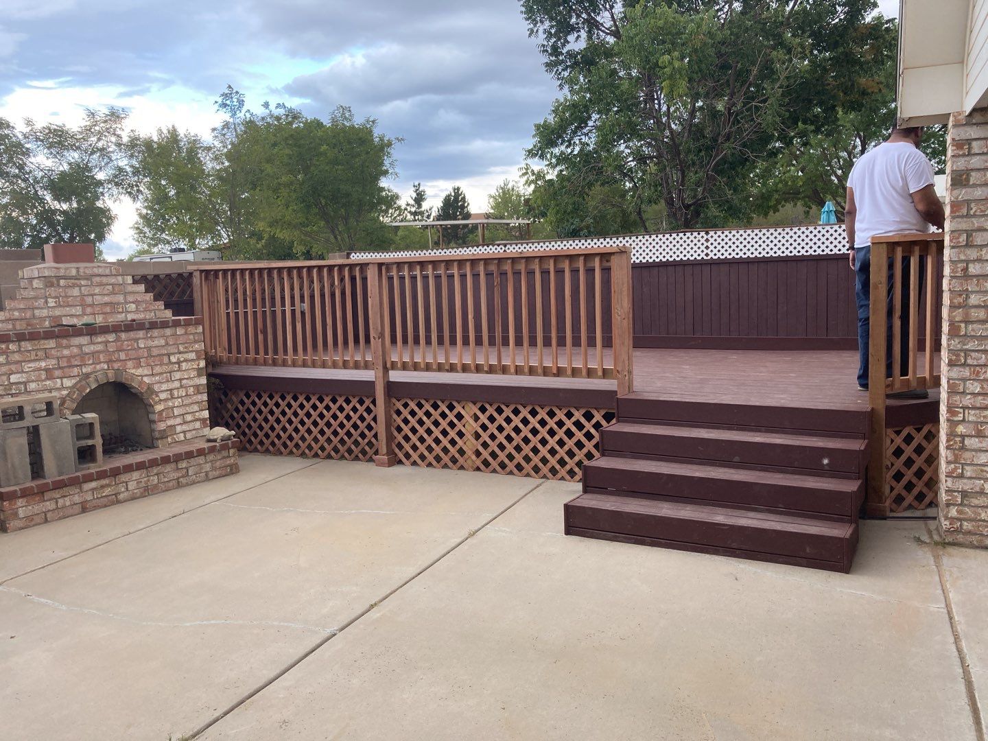 Deck Installation using Trex by Rio Grande Building & Storage
