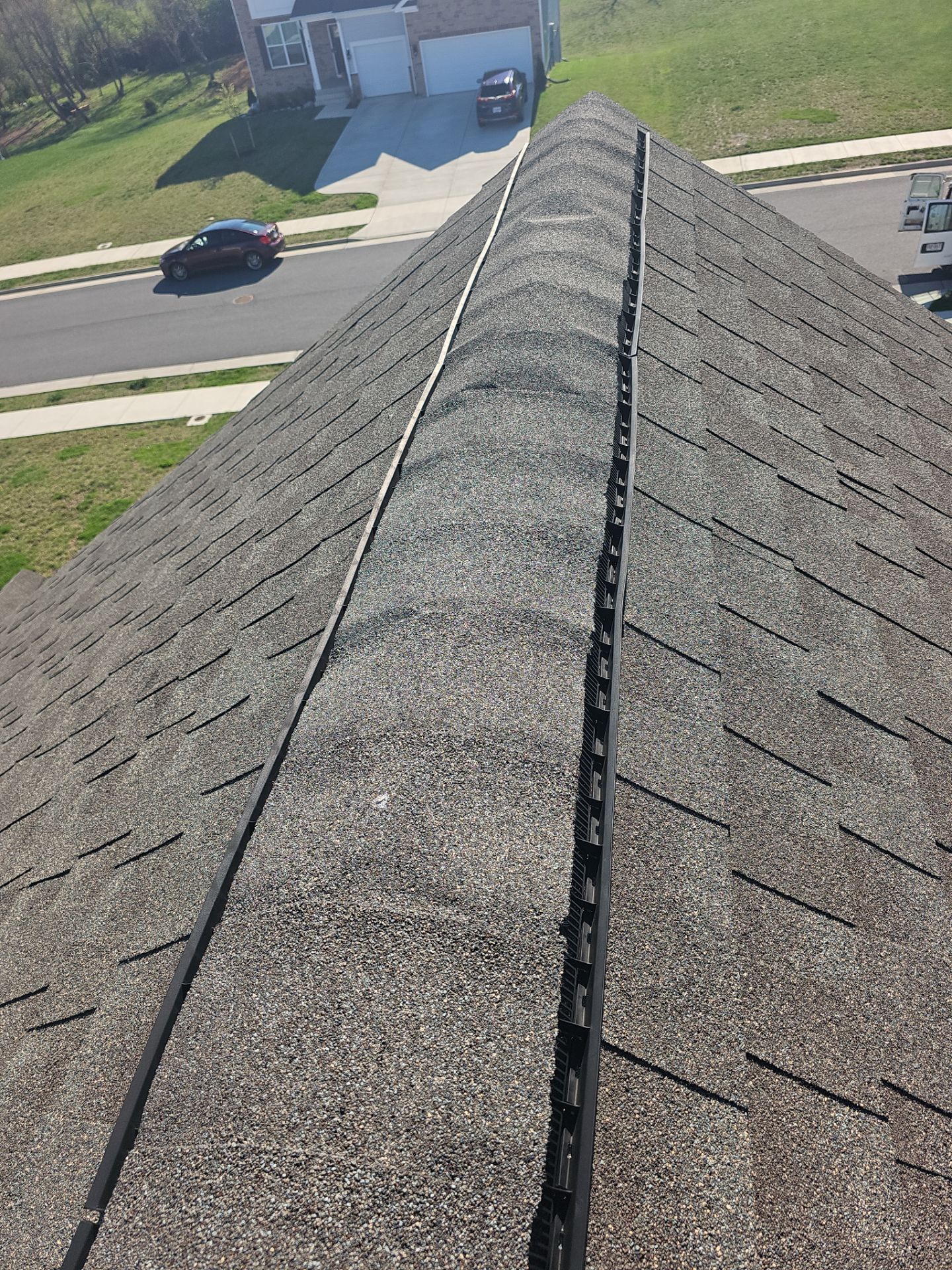 Roof Repair - Ridge Vent, Vent Flashing Boot, and Slate Vent Replacement by Winchester Roofing