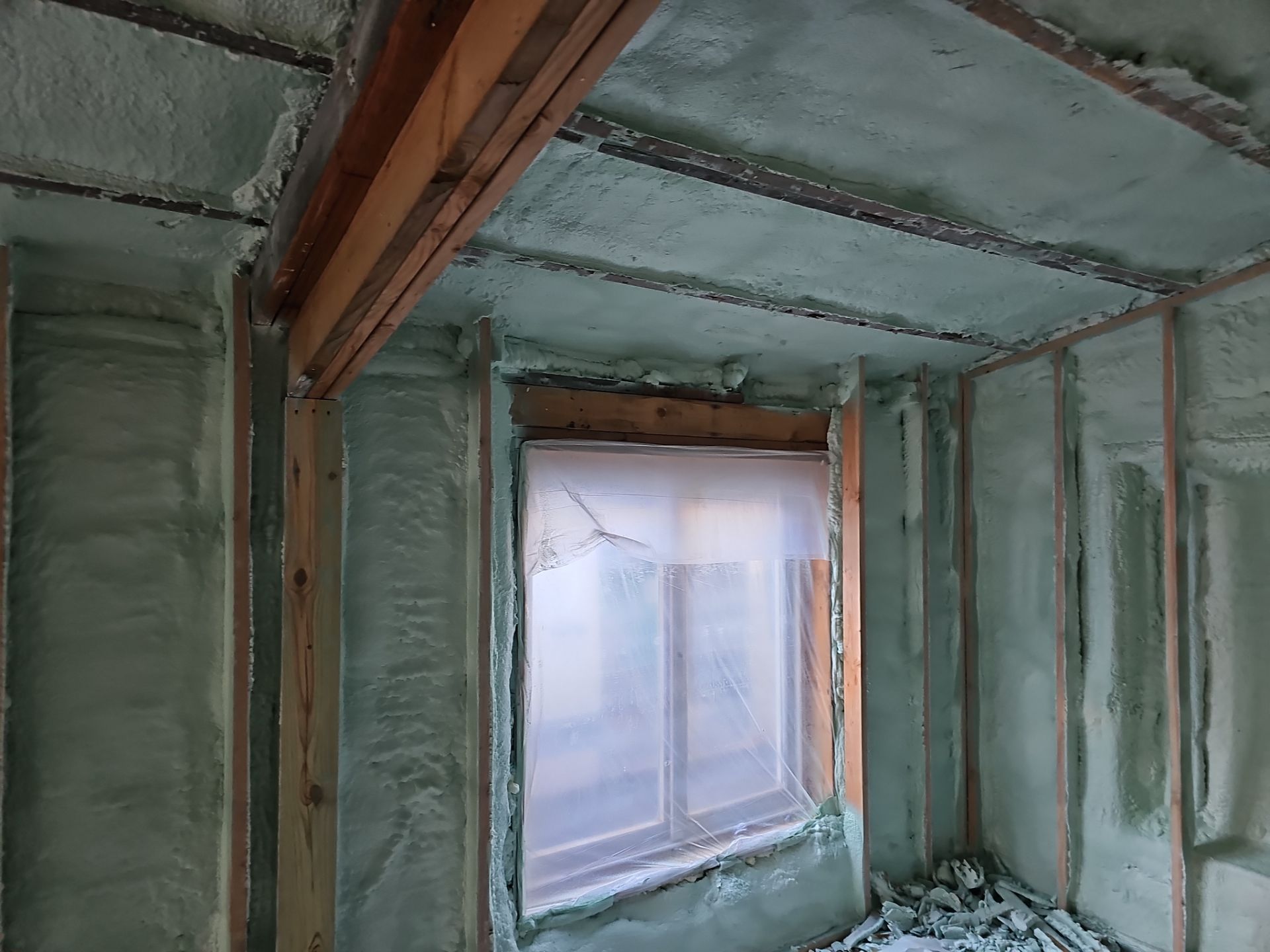 Home Remodel using Closed Cell Spray Foam by NYS Foam & Energy