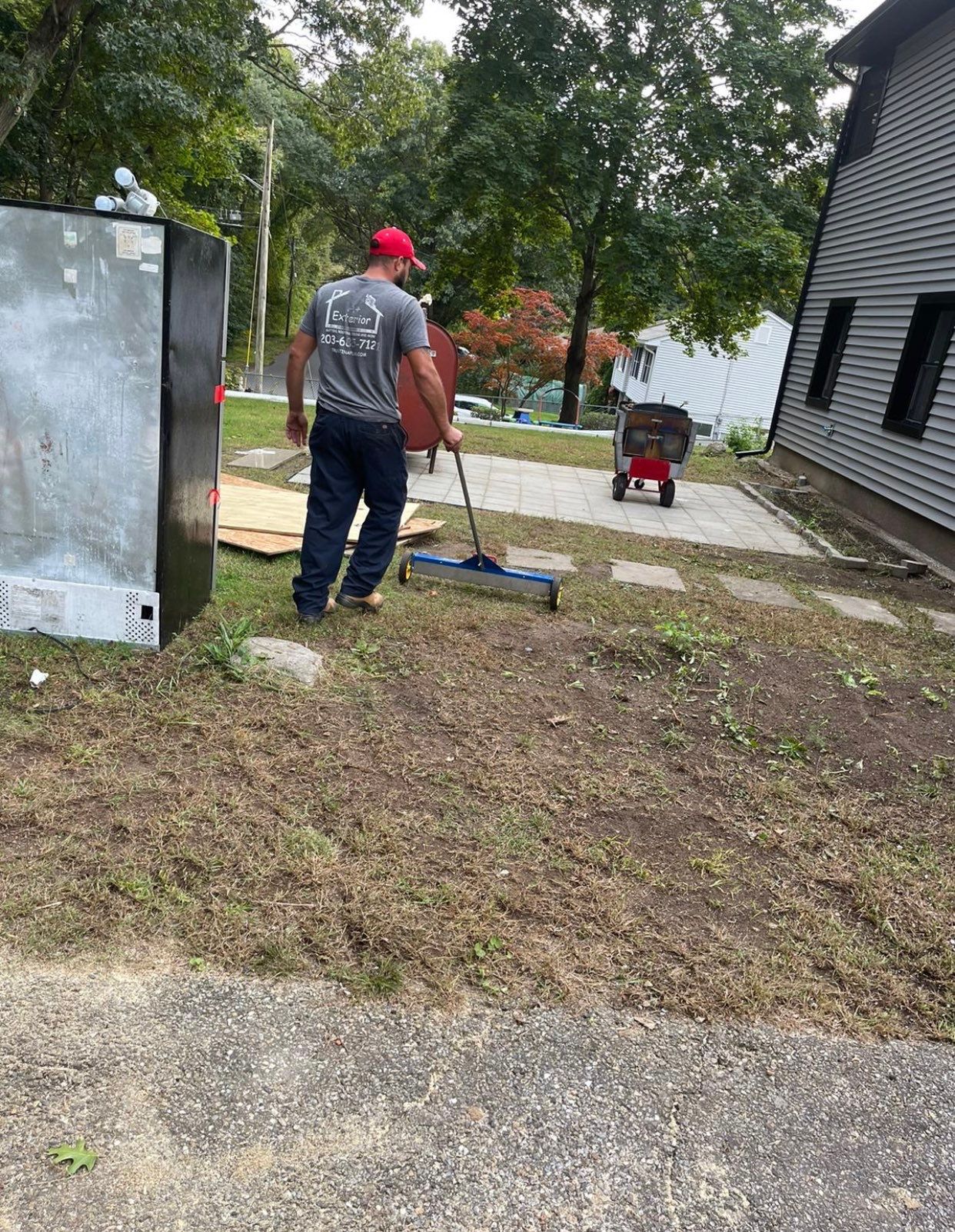 Siding Installation using Certainteed monogram charcoal gray Owens Corning Onyx Black by A Plus Exterior