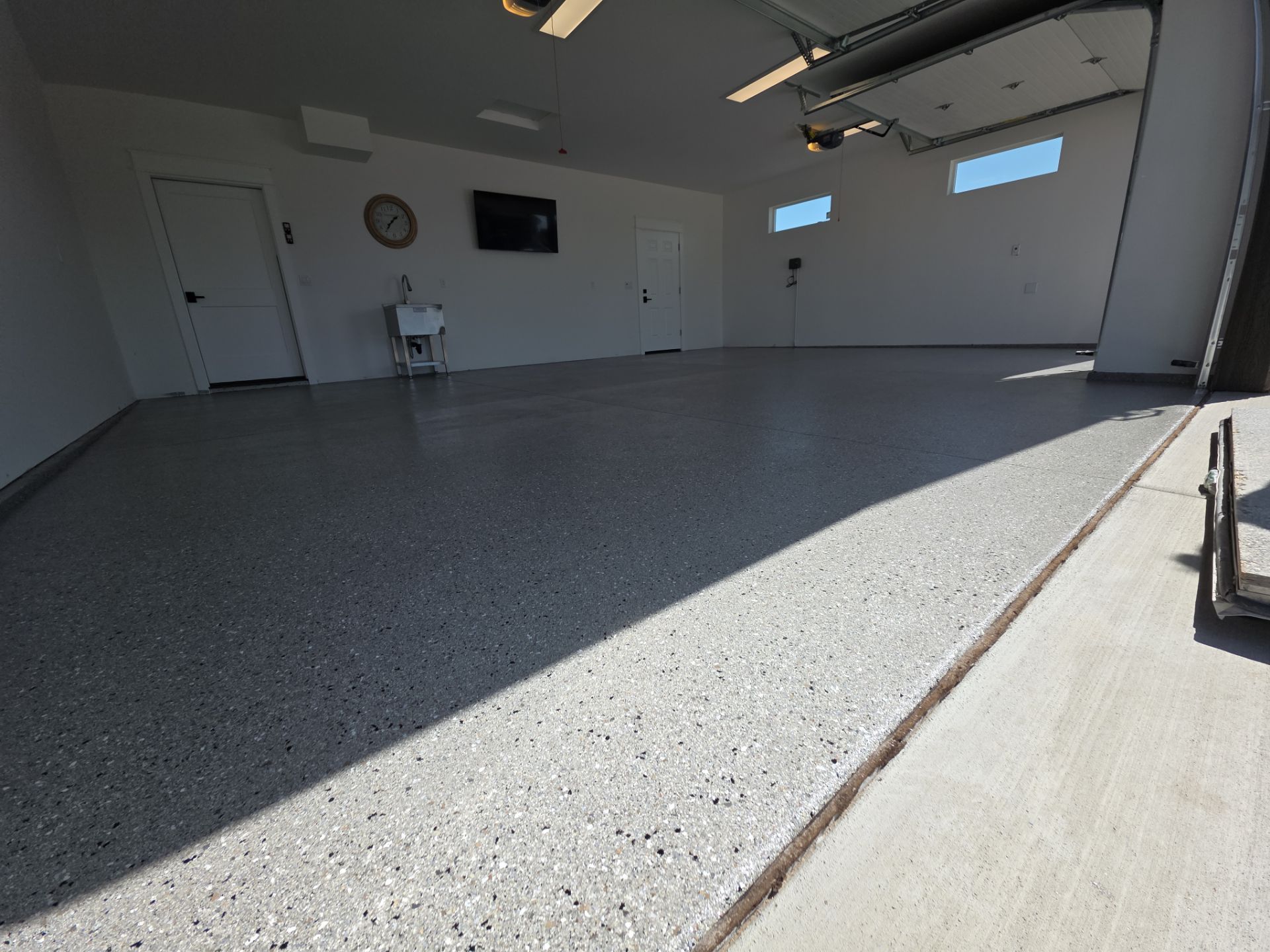 Garage Transformation using Shale Hybrid by Croc Coatings, LLC