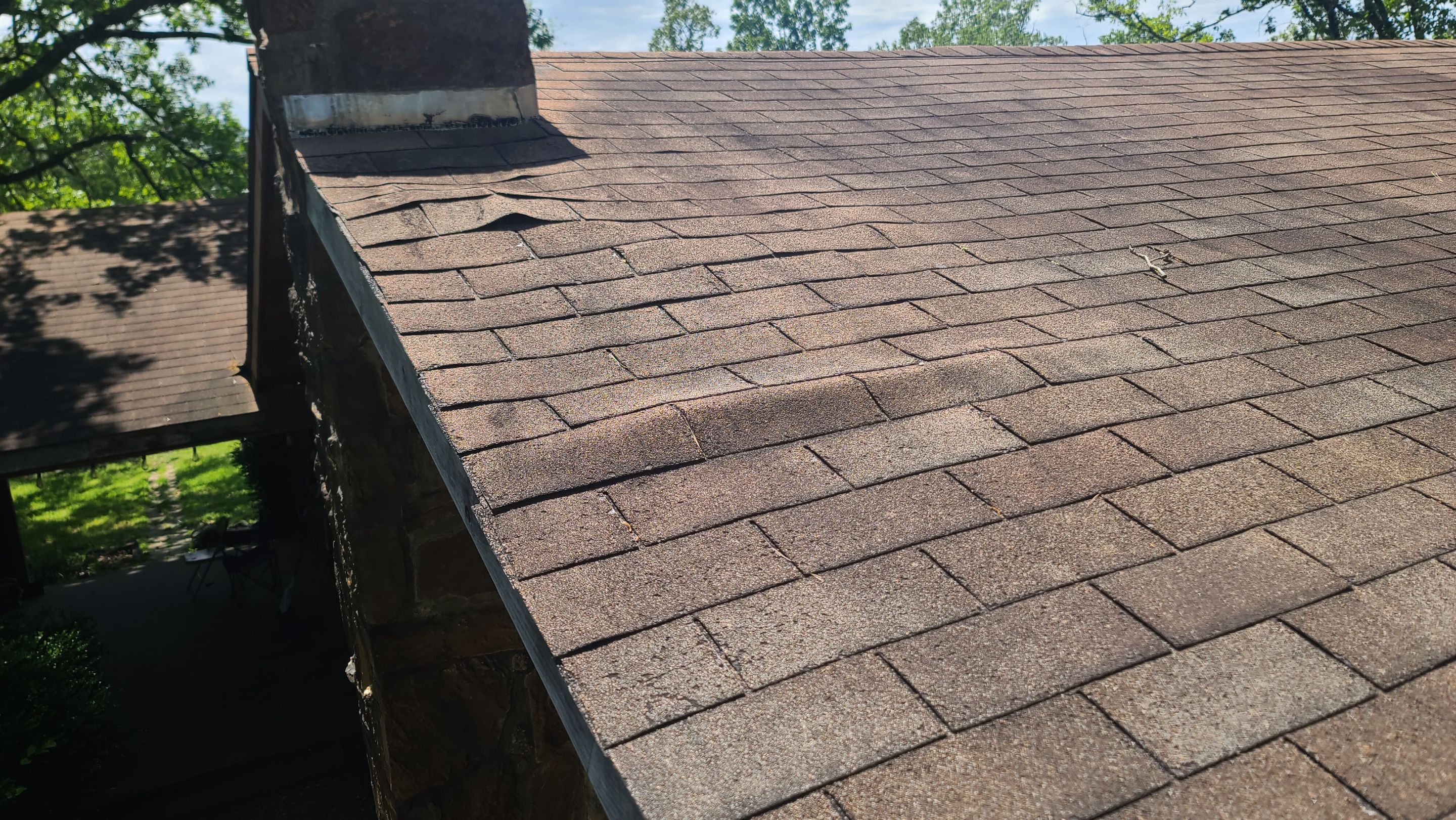 Storm Restoration Reroof: 25 Year 3-Tab Shingle by Hostetler Roofing