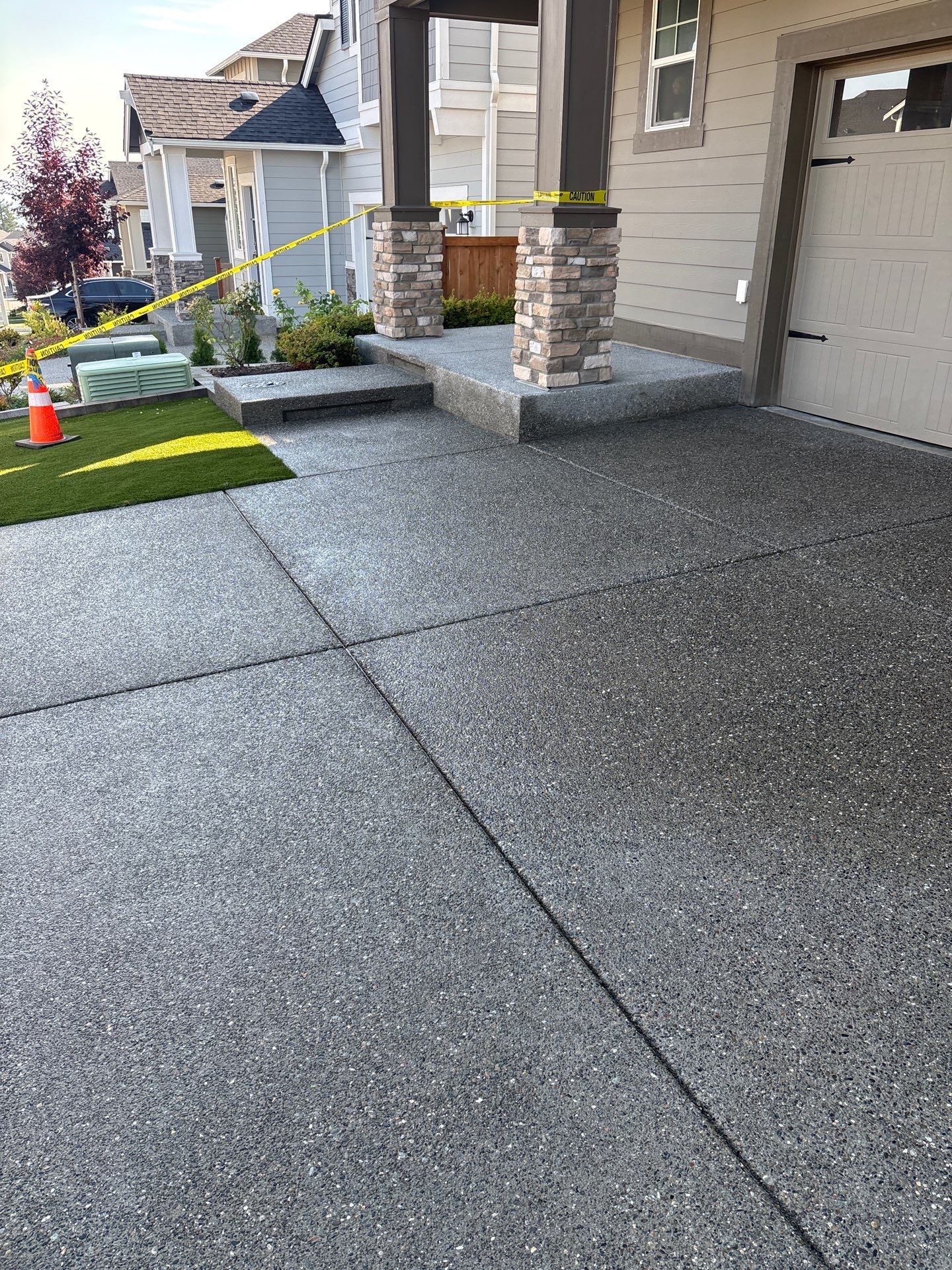 Concrete Driveway Makeover | Snohomish  by Jireh Asphalt & Concrete Inc 
