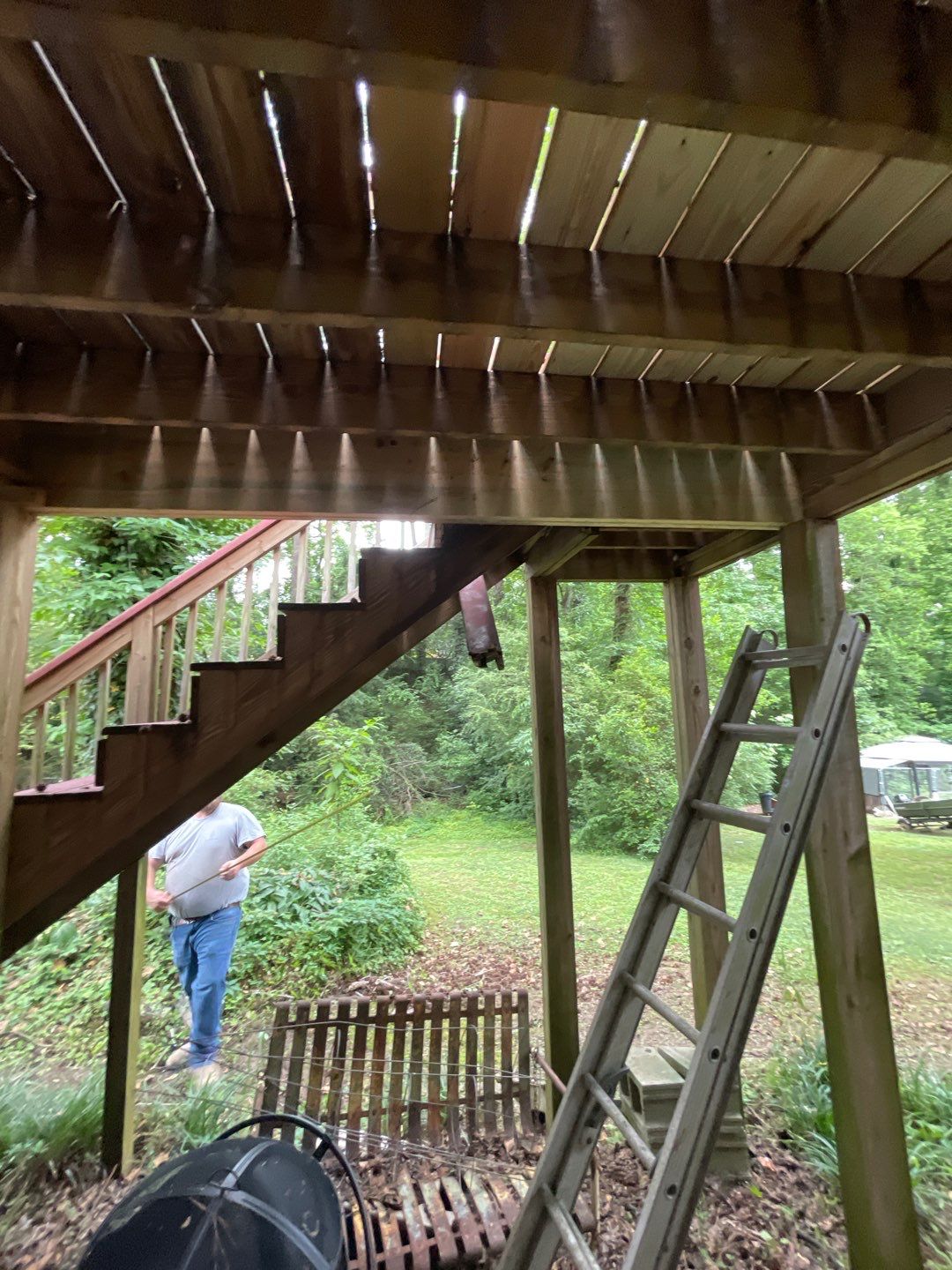Forest Brook - Staircase by Pillar and Pine