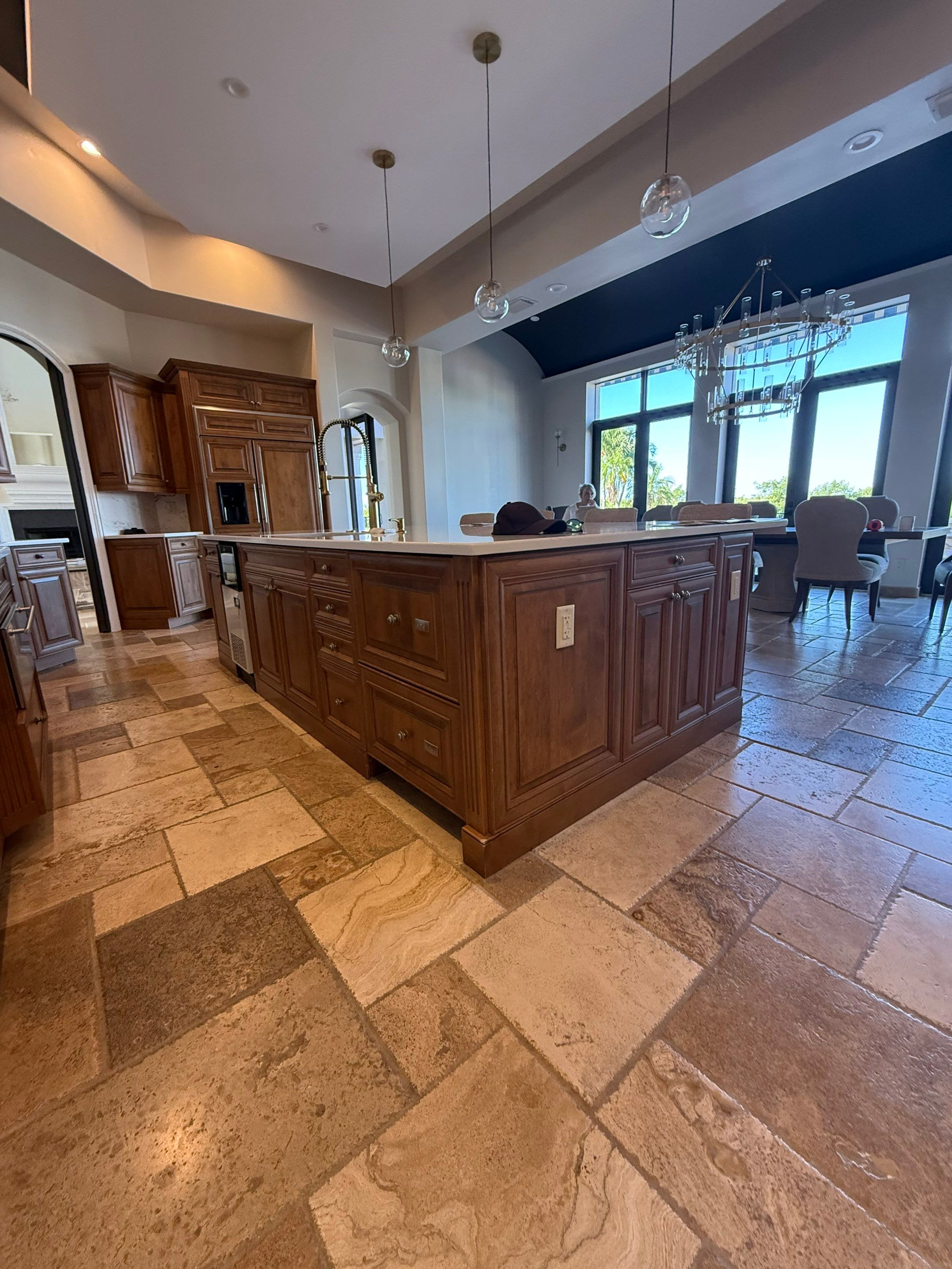 Two Tone Cabinets Repaint by Fresh Coat Painters