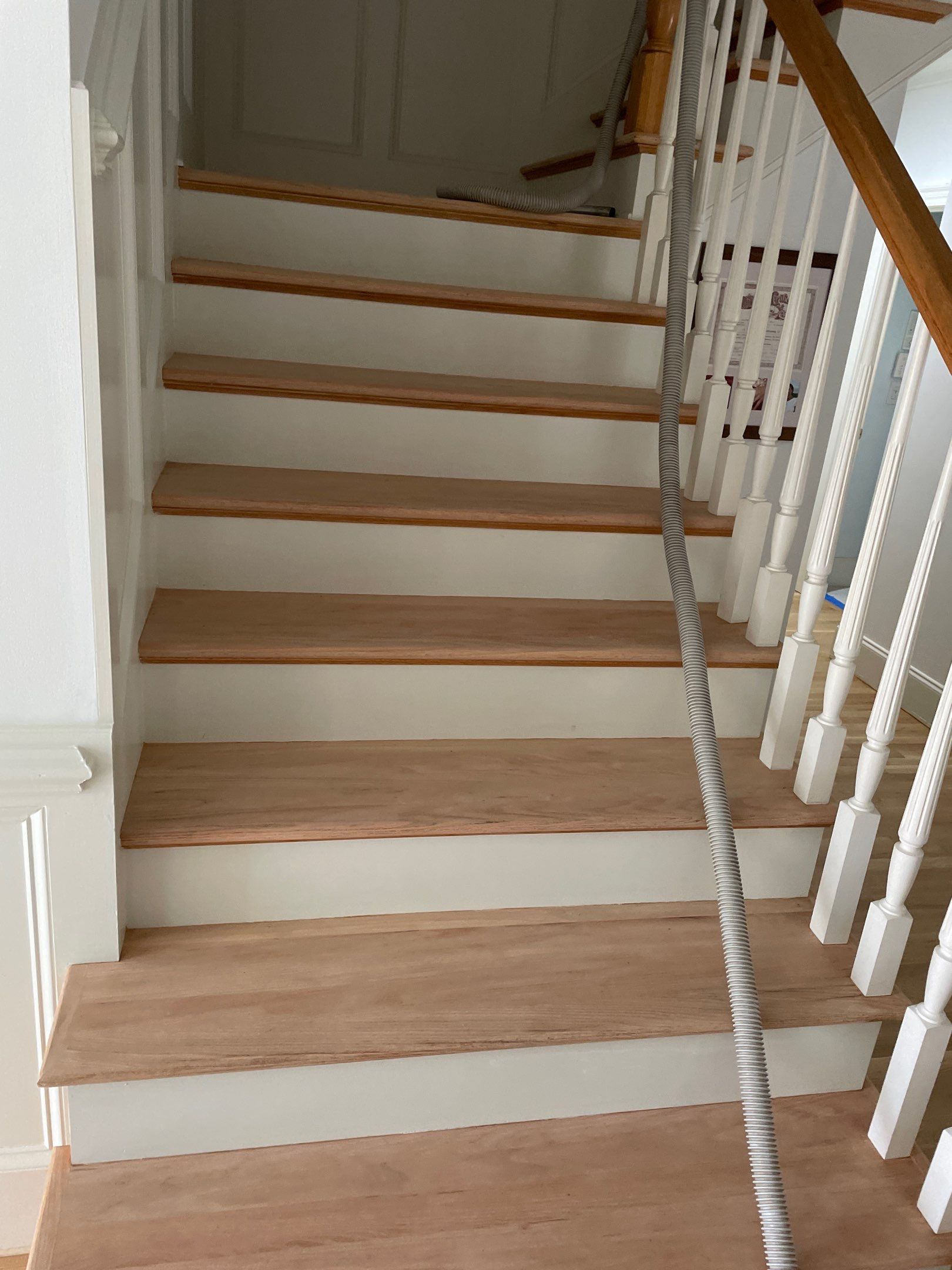 Sand and Refinish using Bona Waterbased by Footprints Floors of Coastal Carolina