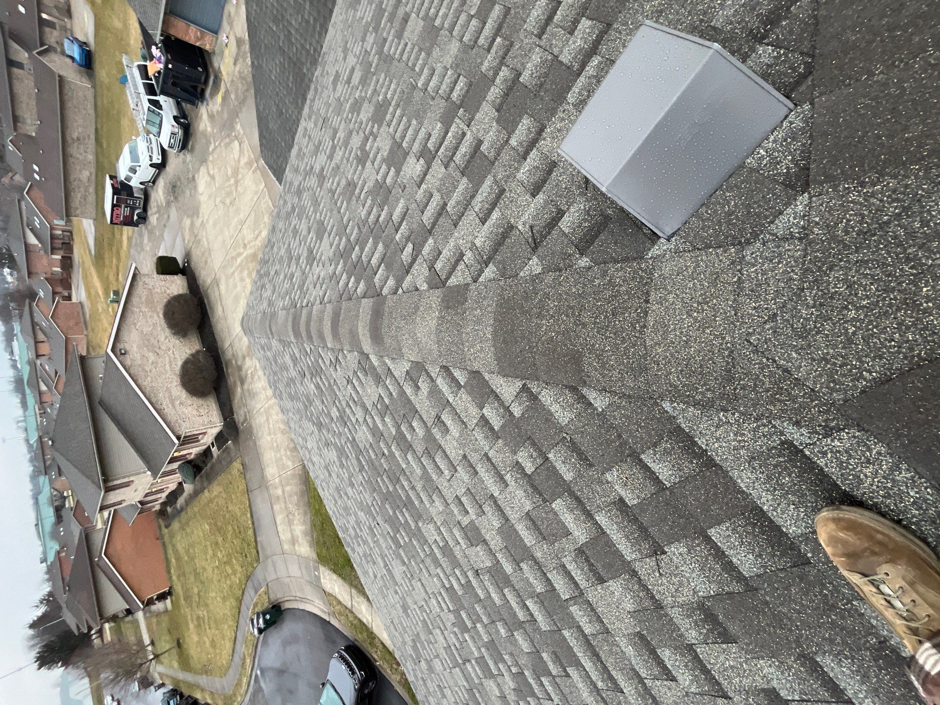 Residential Roofing Installation using GAF Timberline HDZ Weathered Wood by Nitro Roofing and Construction