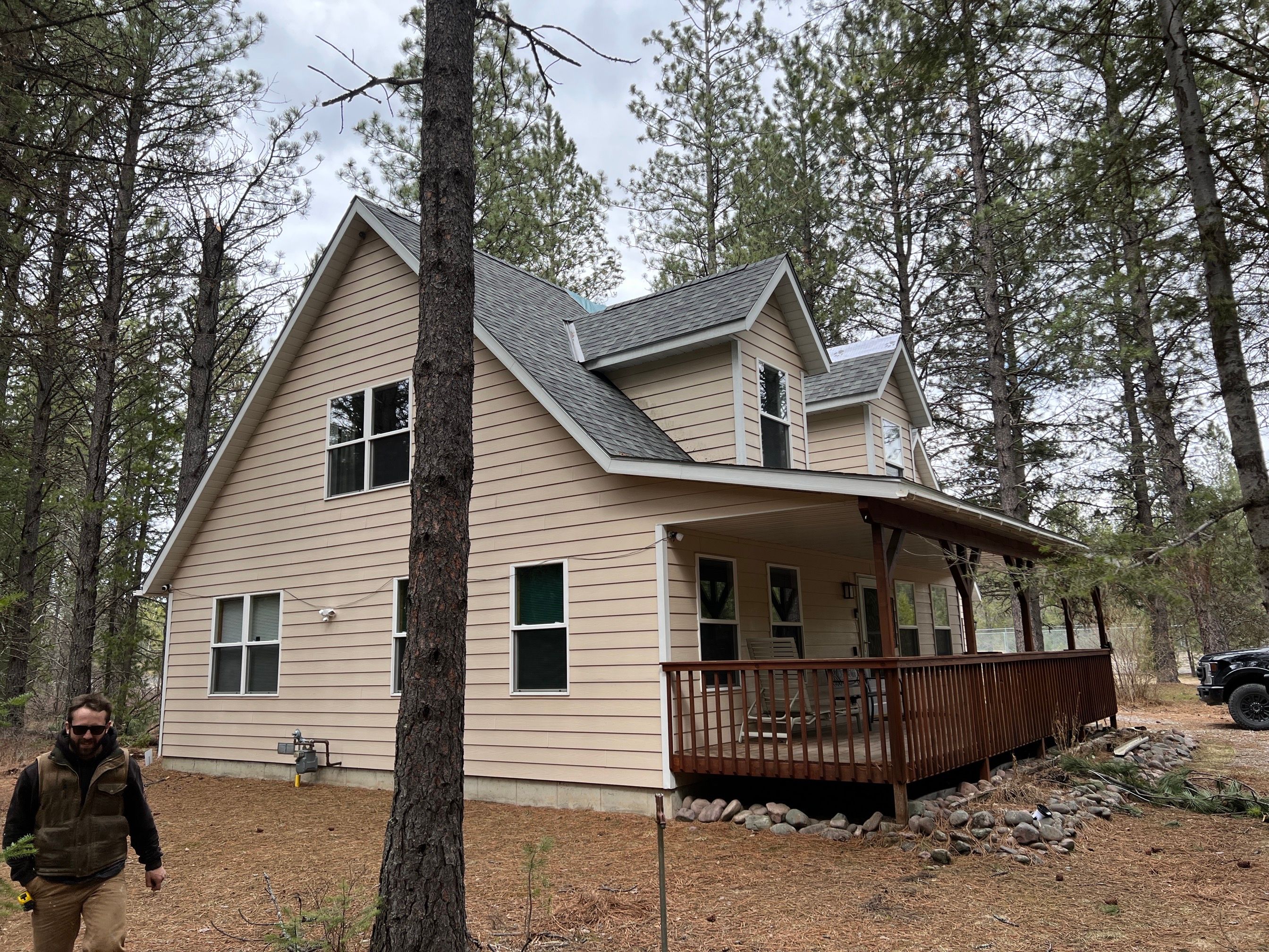 Green Snap Lock Standing Seam  by Montana Roofing Solutions