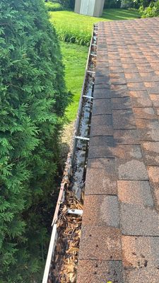Turtle Shell gutter protection installation in Schaumburg, IL 60193, photograph 18