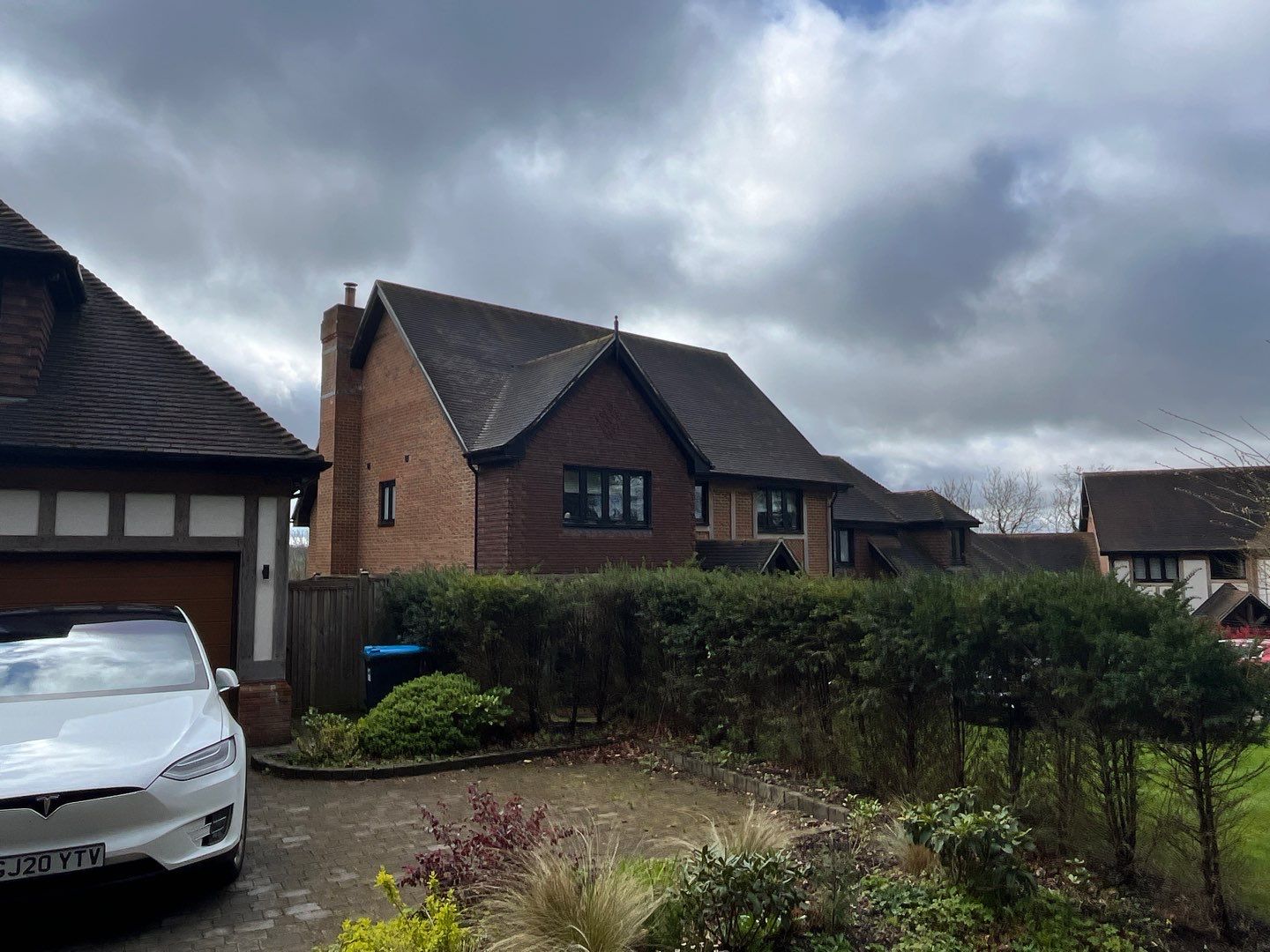 Roof Patio Driveway Clean using Honda 15lpm Low Pressure Washing Machine by Ges Exterior Cleaning ltd