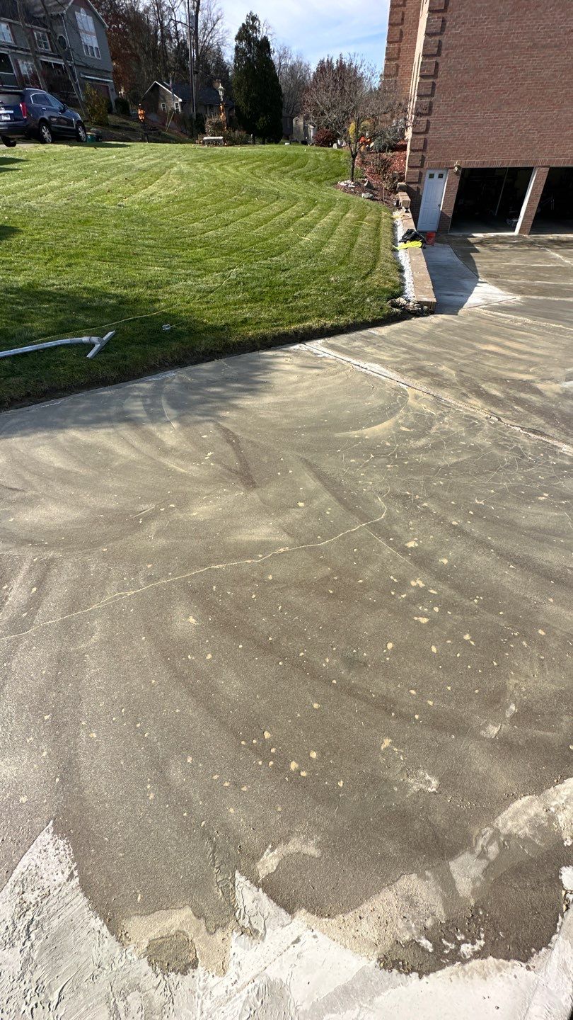 Twilight Driveway Project in Bridgeville by Floors in a Day, Inc