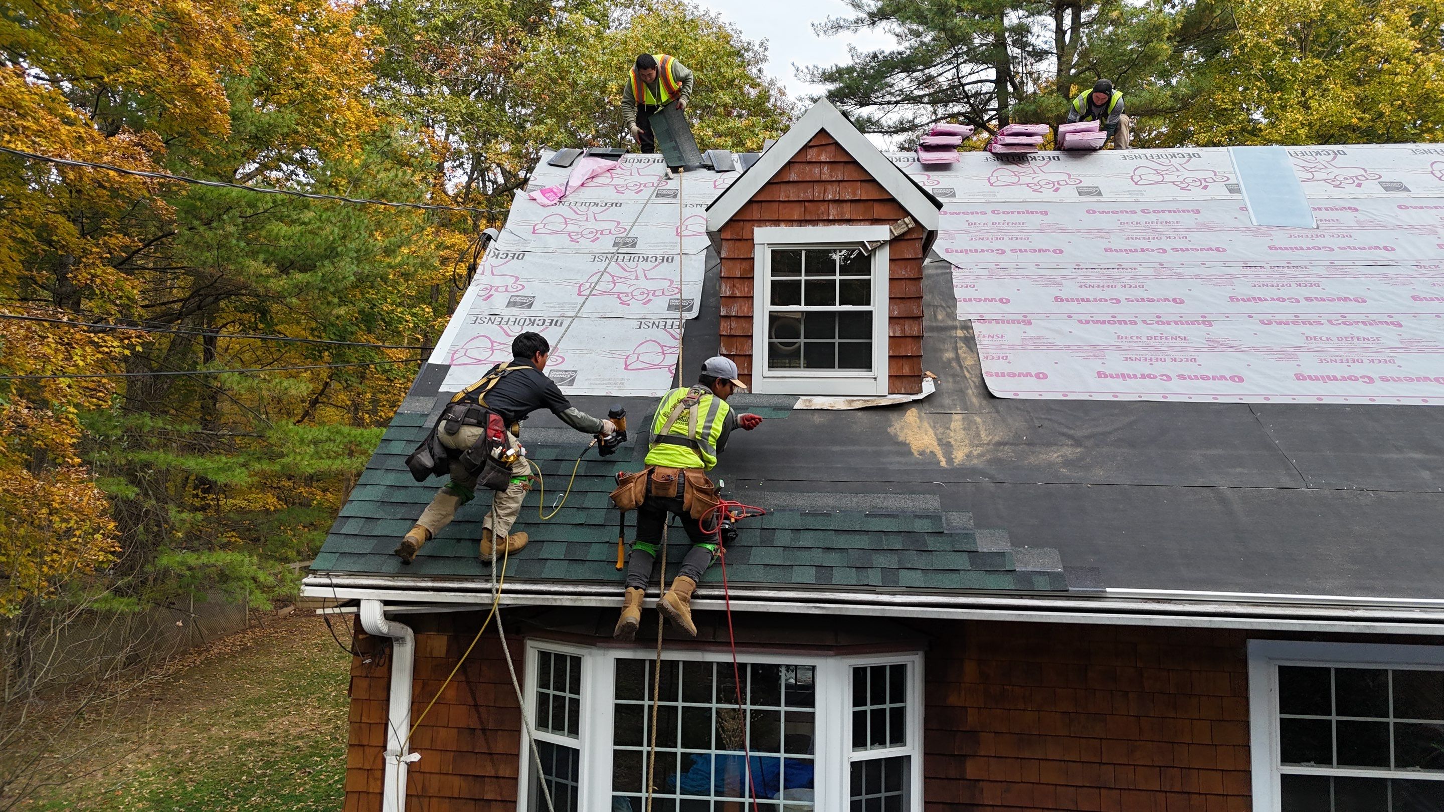Owens Corning Duration : Chateau Green with Copper Accents in Avon, CT by Golden Shield Roofing