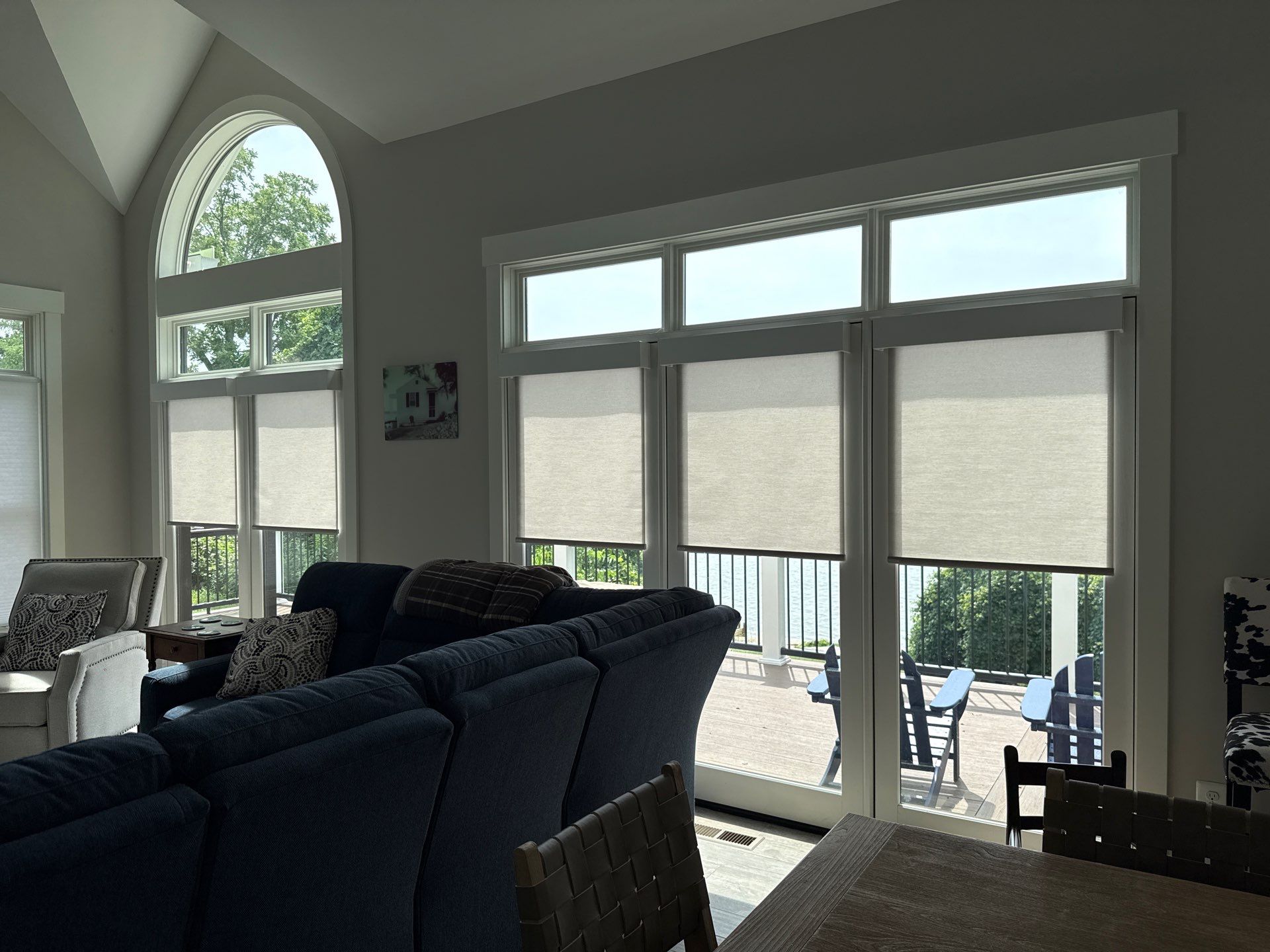 Roller Shade Project in Nanjemoy, MD by Southern Maryland Custom Blinds