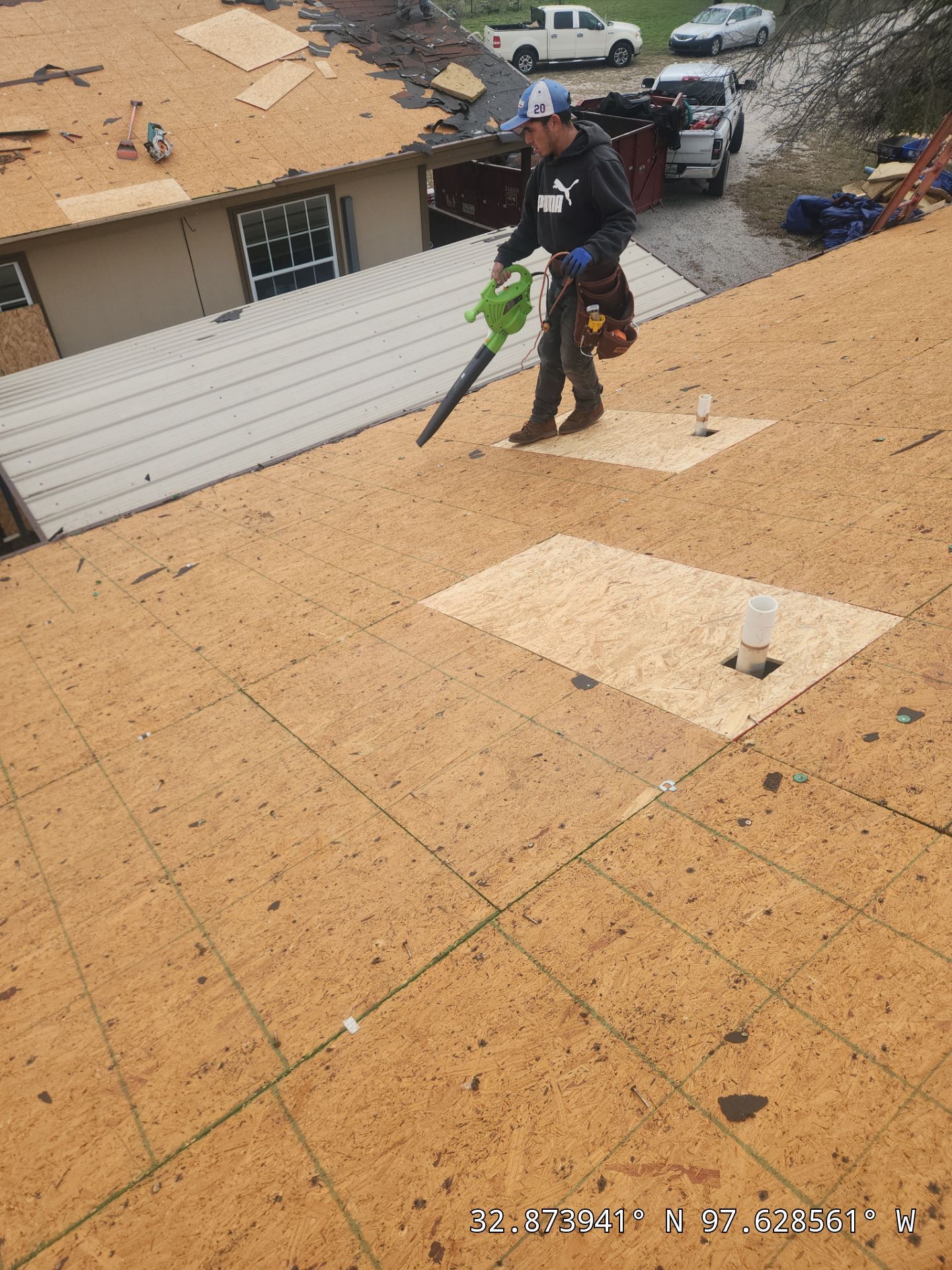 Project in Weatherford by Lonestar Roofing and Restoration LLC.