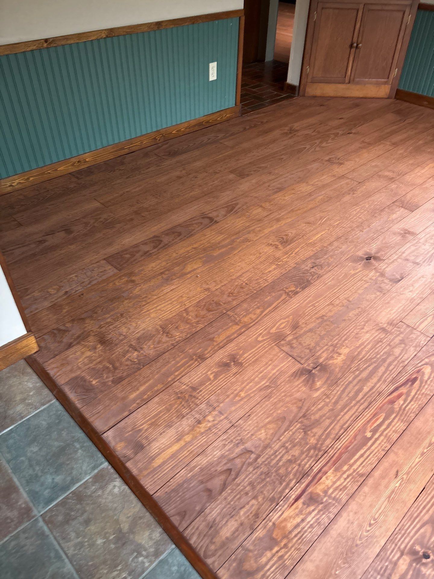 Hardwood Floor Sanding and Refinishing Project in Walton, Kentucky by Footprints Floors Kentucky