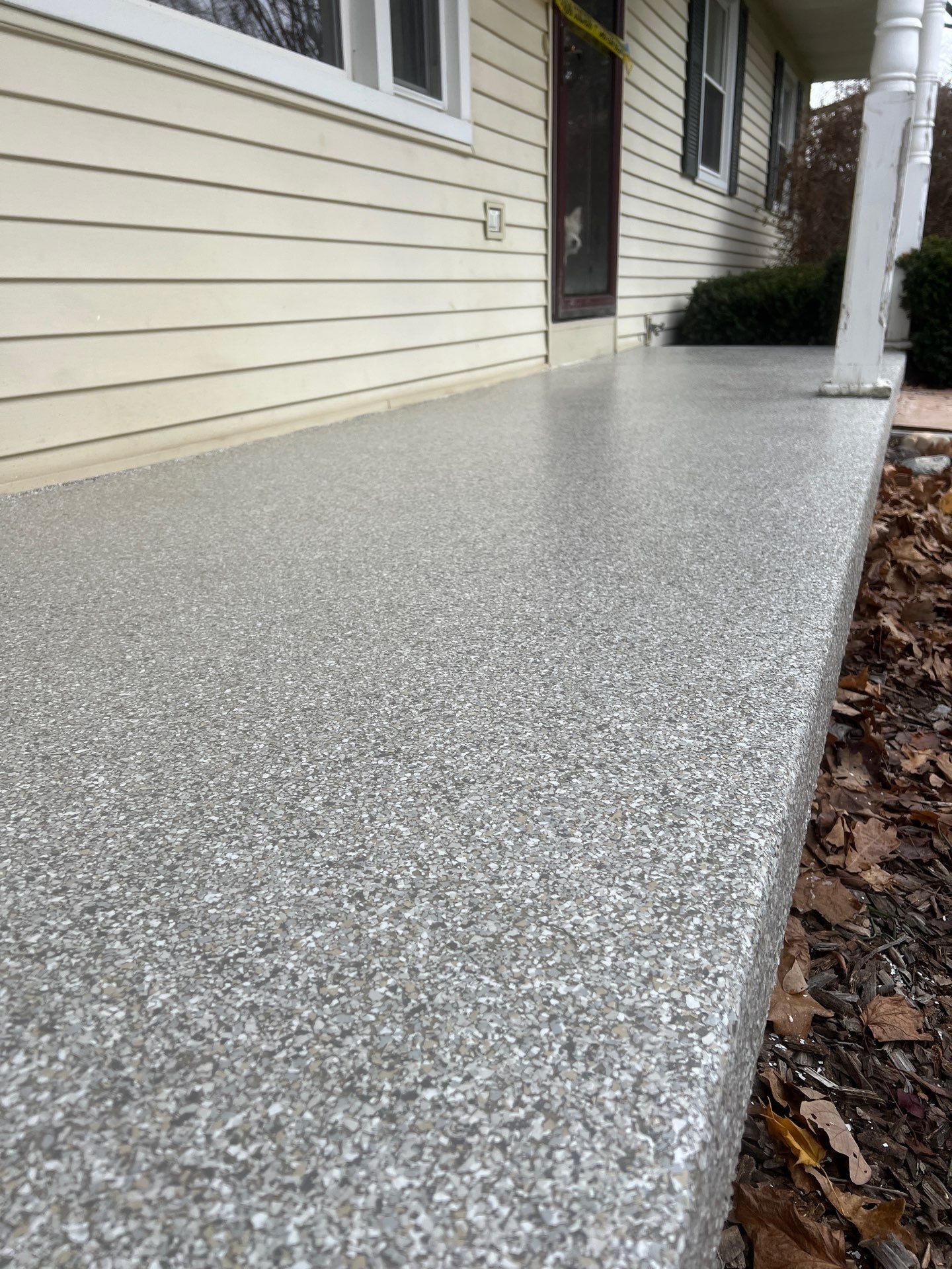 Front Porch by Freedom Concrete Coatings. 